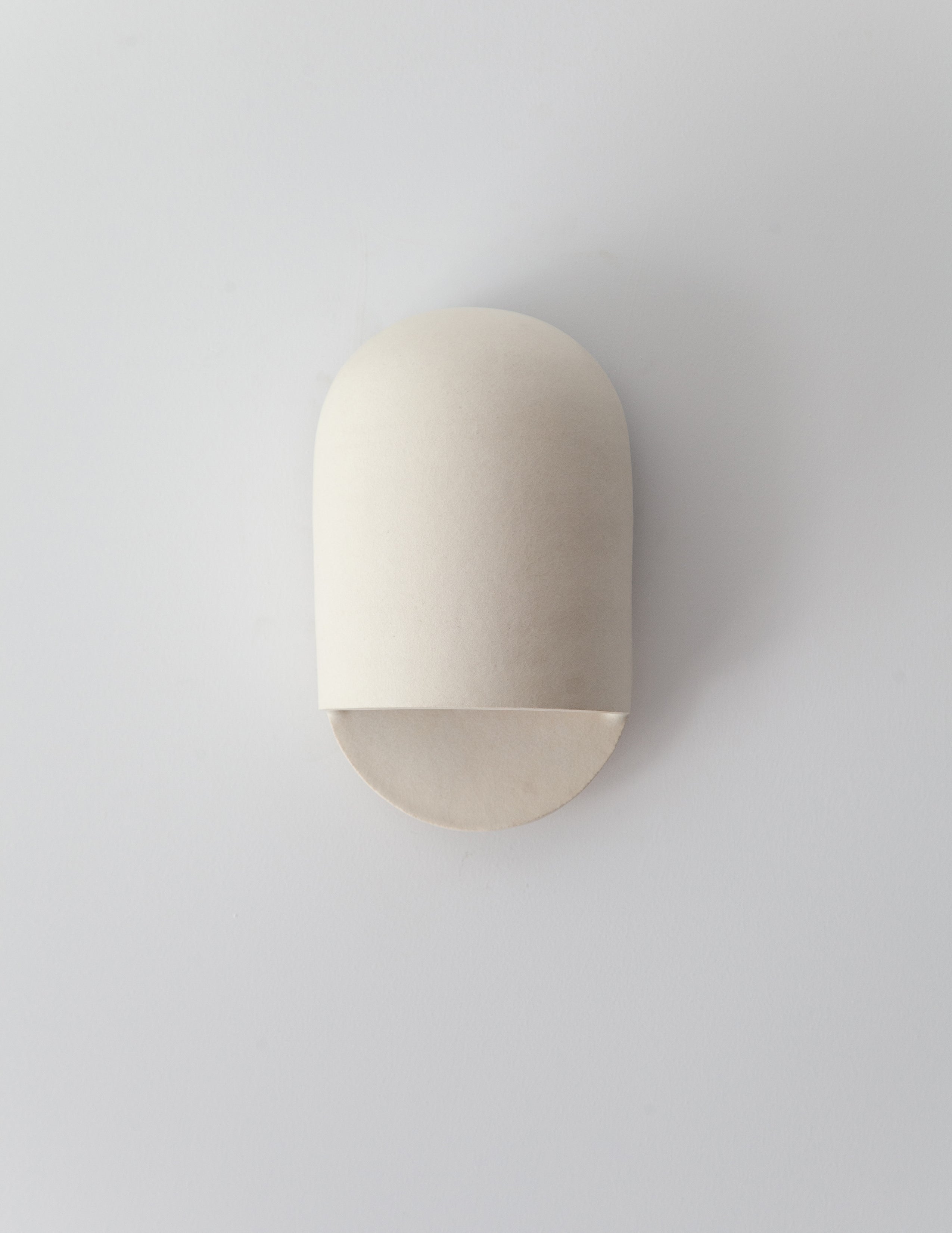 Tera Sconce Glazed — close-up