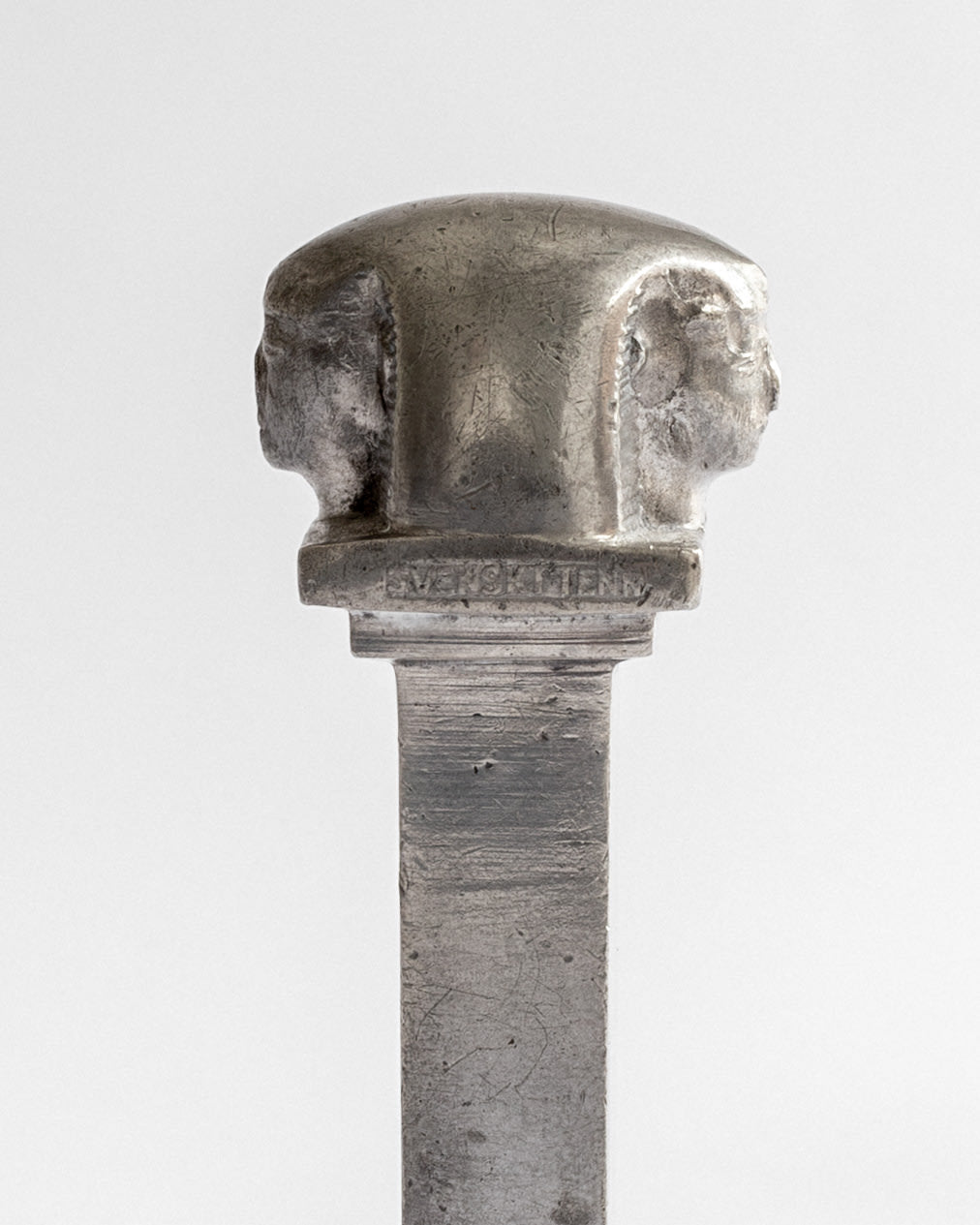 Sculptural Art Deco Signet Seal, 1930s, Sweden — close-up