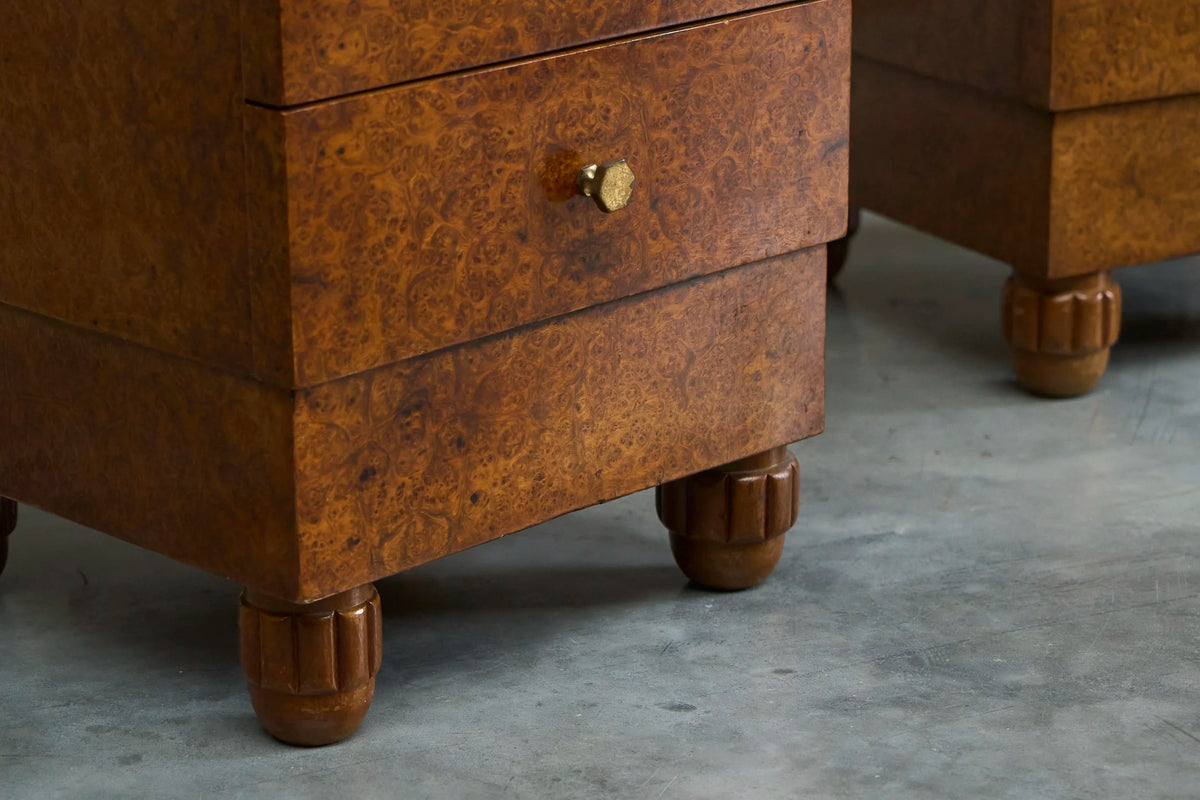 Exceptional Pair of Art Deco Cabinets Europe 1930s — lifestyle setting