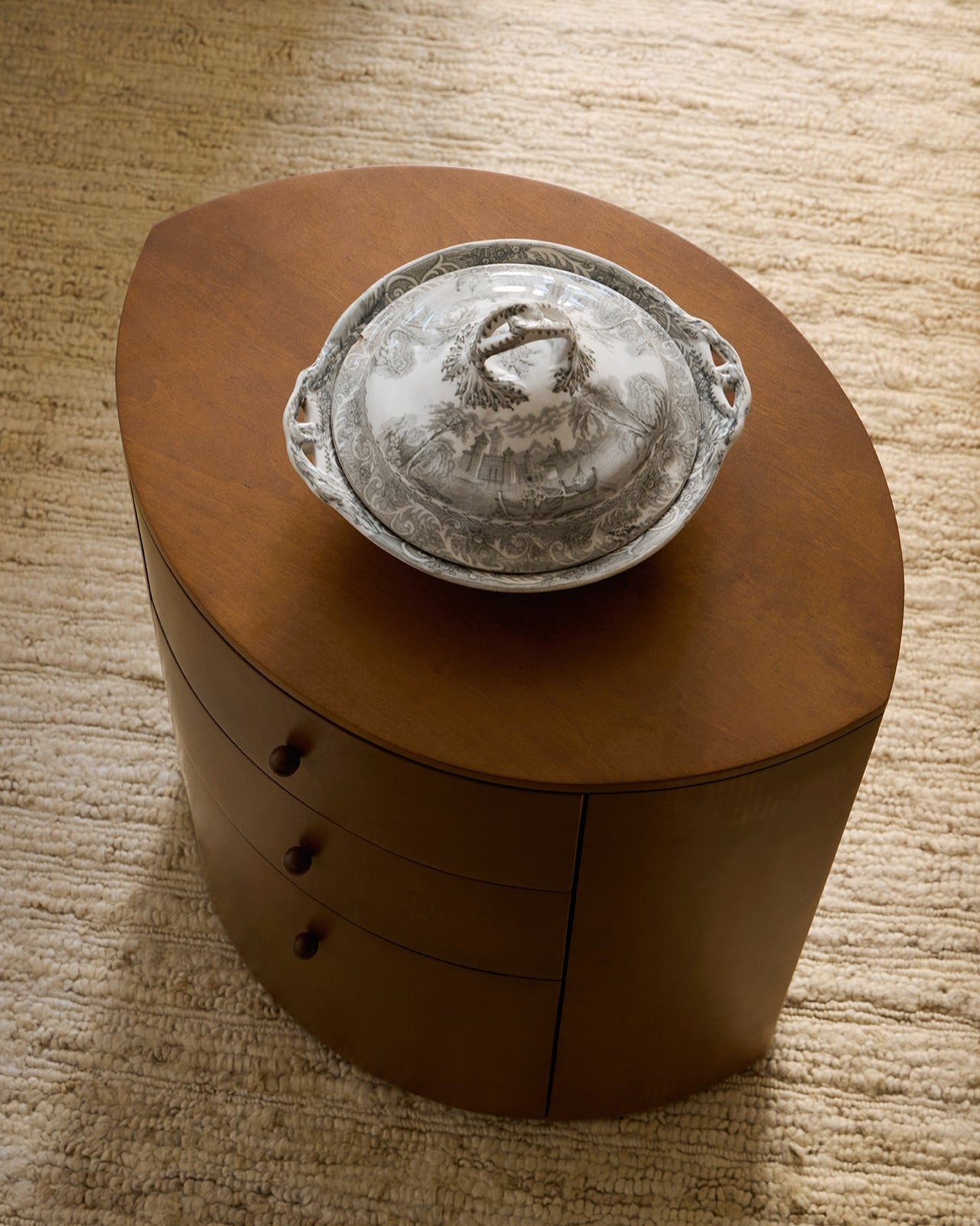 'Observer' Nightstand Warm Brown Birch
