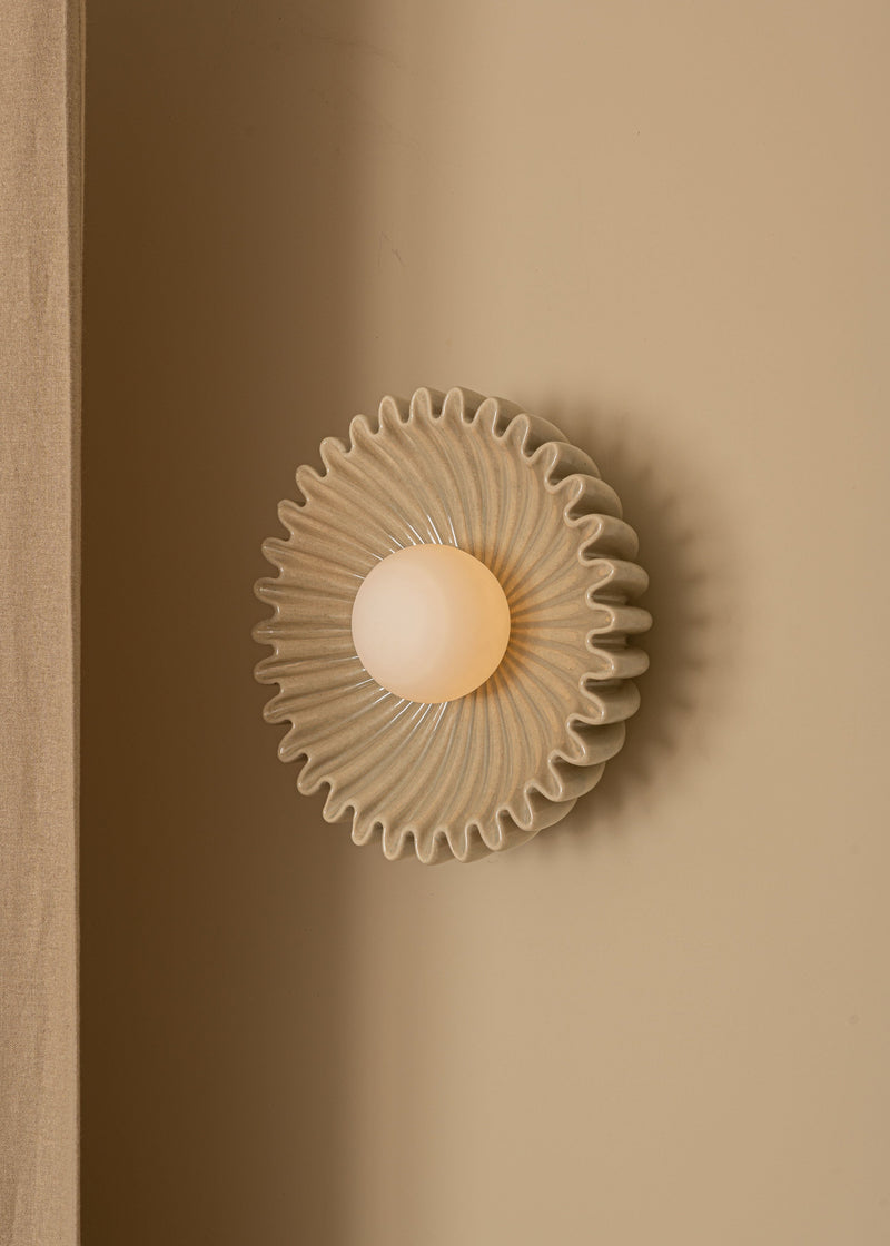 'Ostro' Sea Ceramic Wall Light by Simone & Marcel | The Oblist