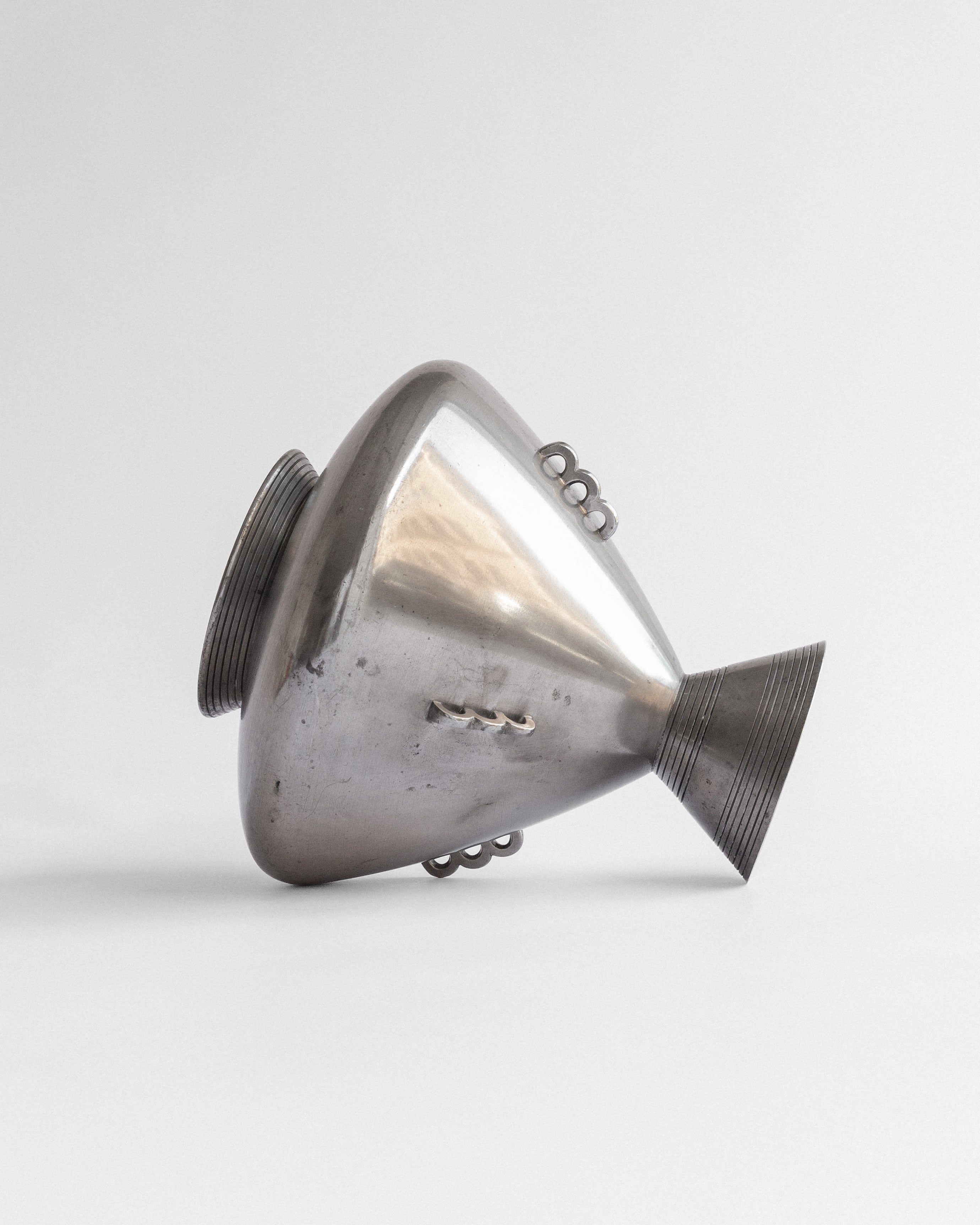 Art Deco Pewter Vase by Sylvia Stave, Sweden, 1930s by Spigel | The Oblist