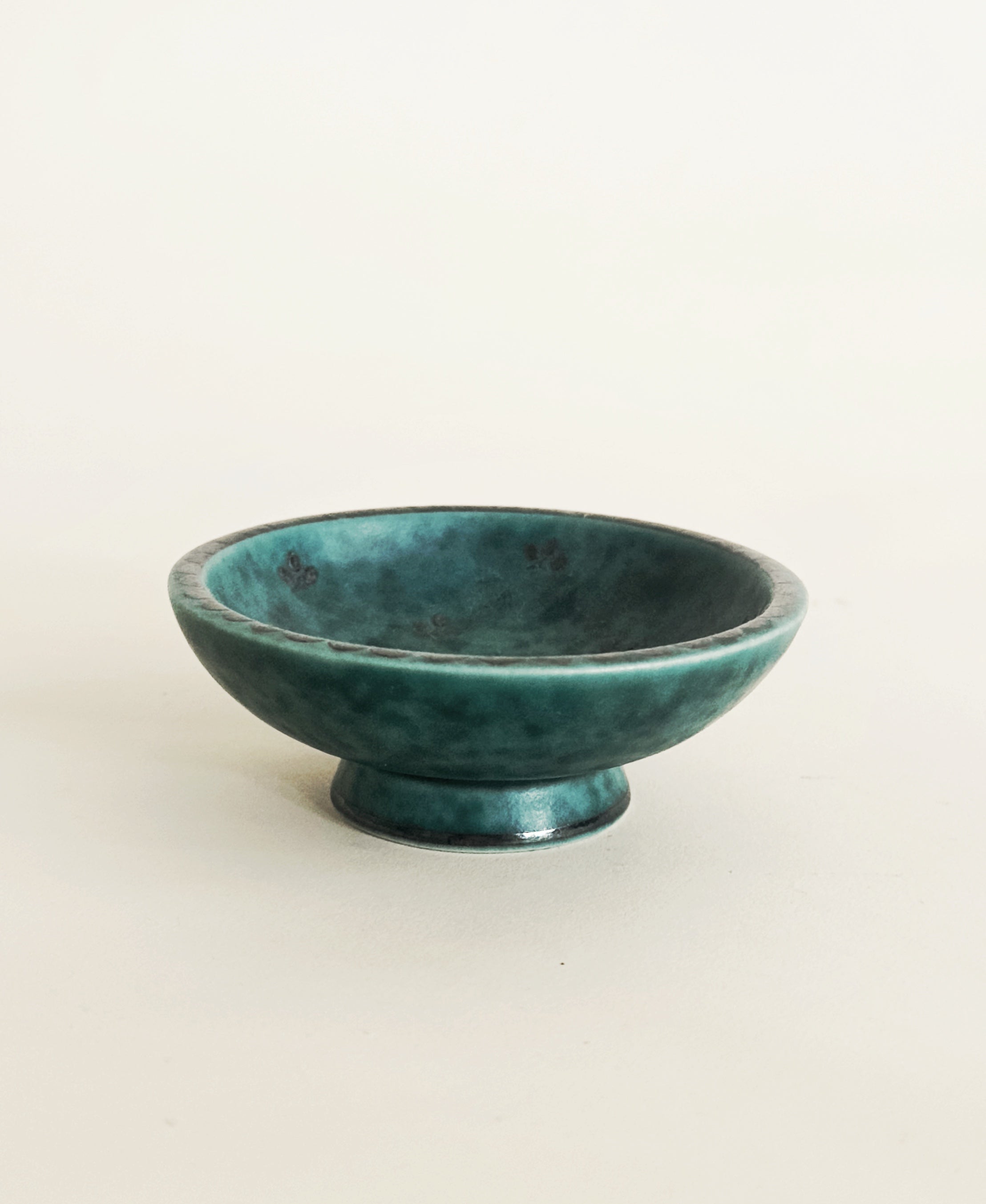 Gustavsberg Argenta Footed Bowl by Wilhelm Kåge by Aesthete Label | The Oblist