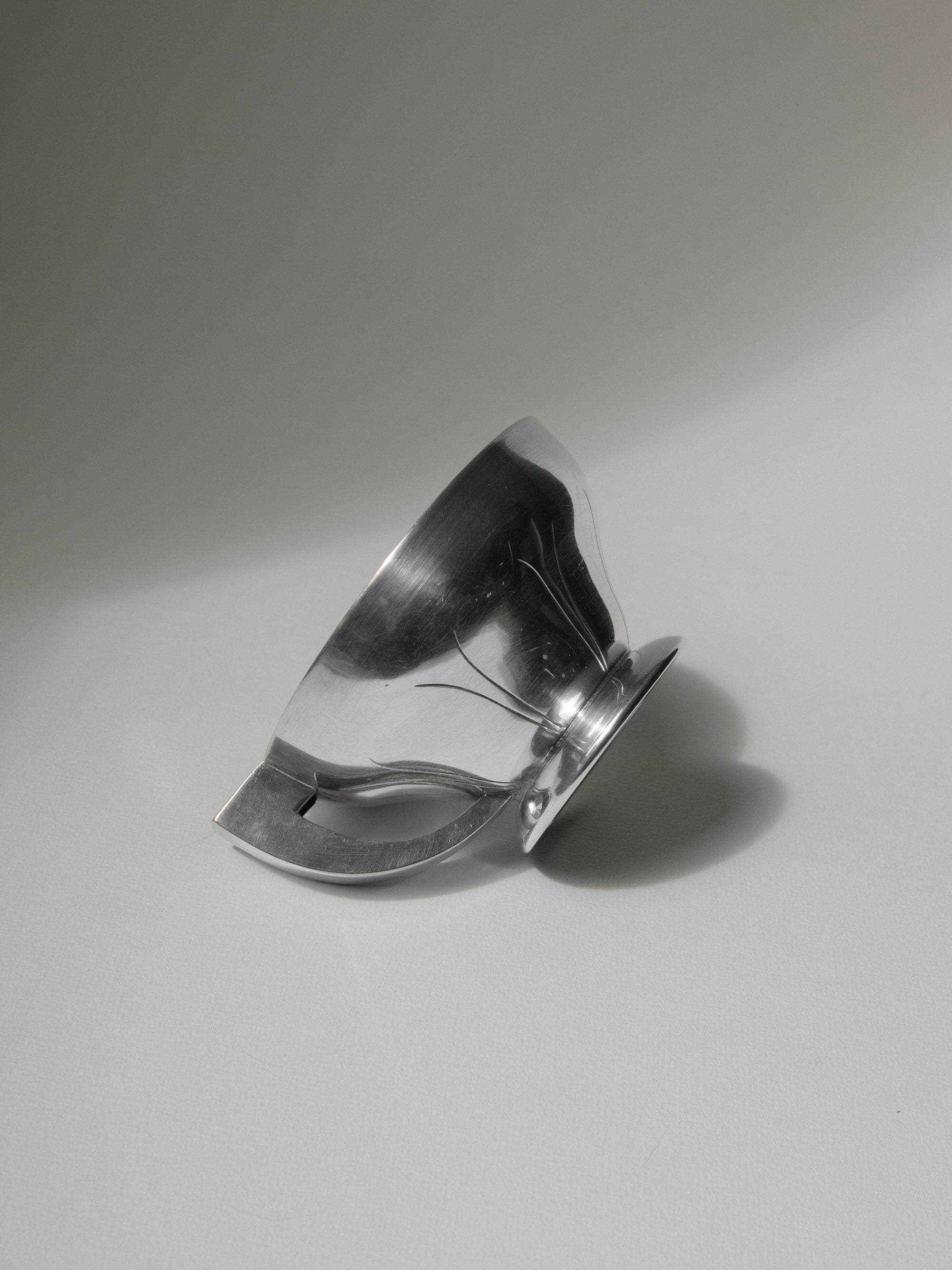Art Deco Silver-Plated Cups, CGF, France, c. 1930s — side angle