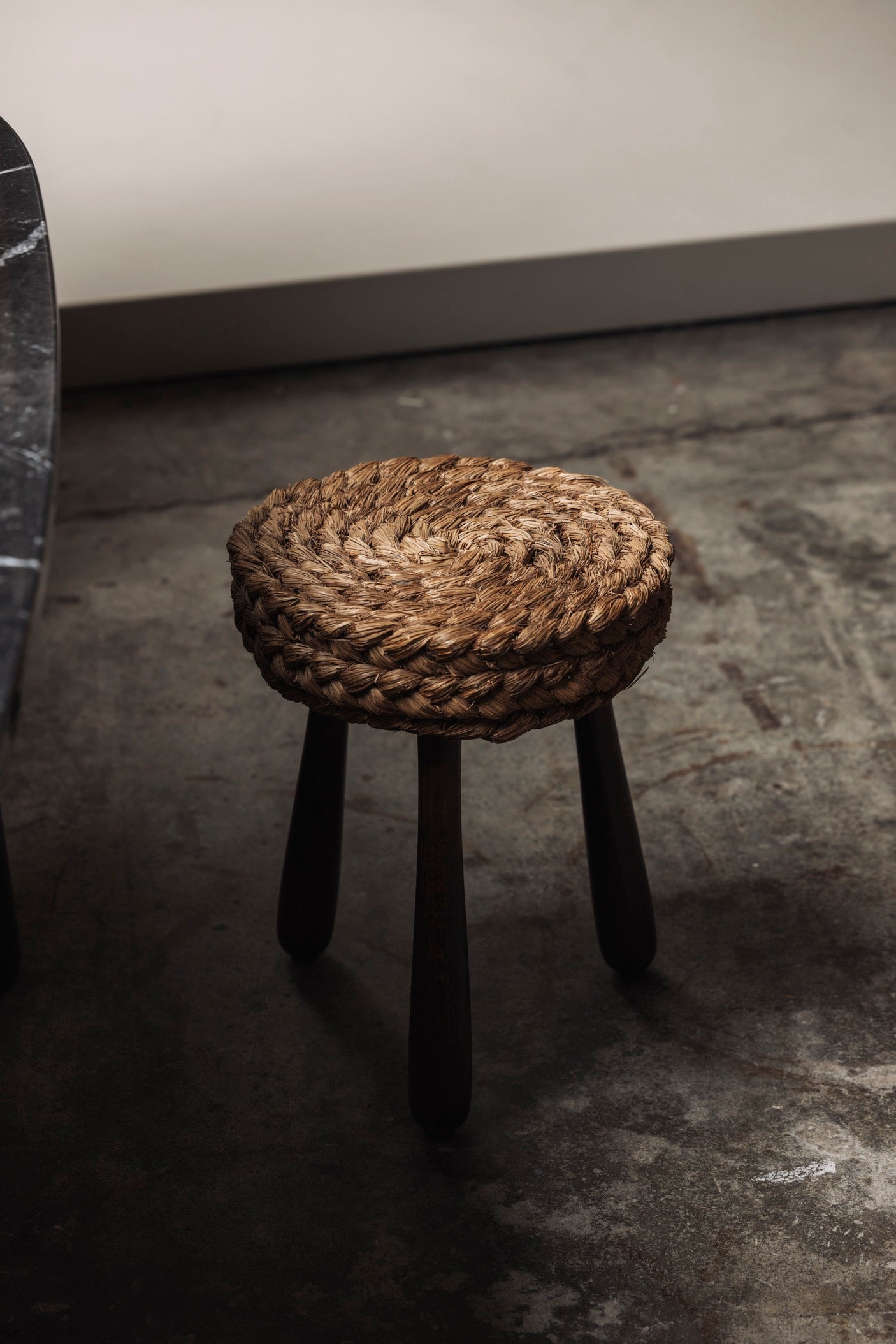French shepherd’s stool by Adrien Audoux and Frida Minet, France 1950s. — in context