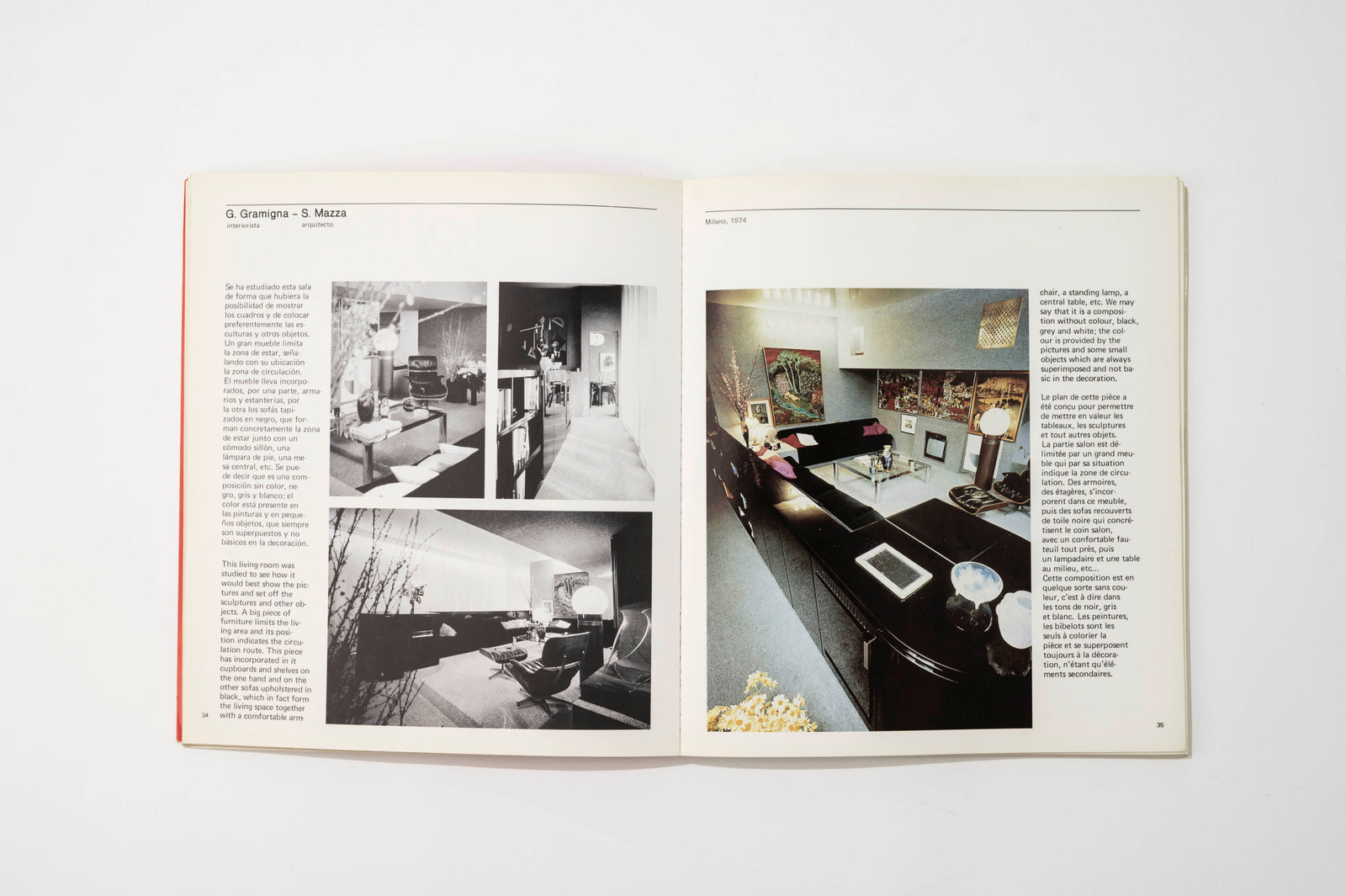 Habitat No 1: The Living Room, 1975 Interiors Book — close-up