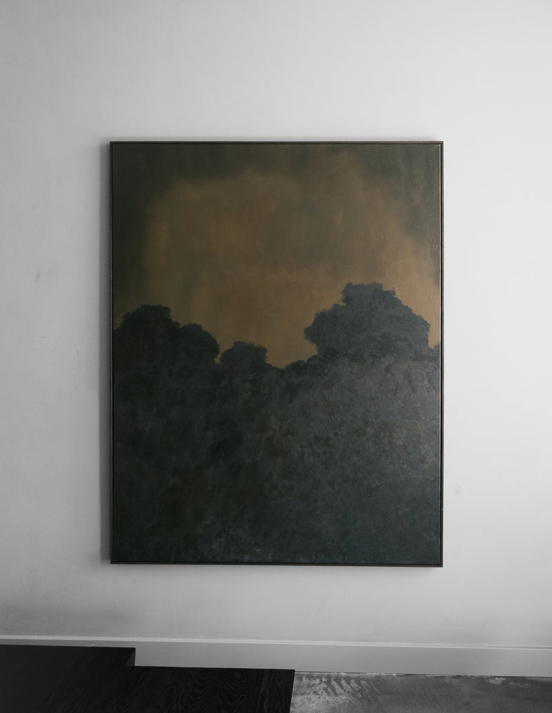 Evening Silhouette III (2026) - Oil Painting by Aimée Adriaansen by Aimée Adriaansen | The Oblist