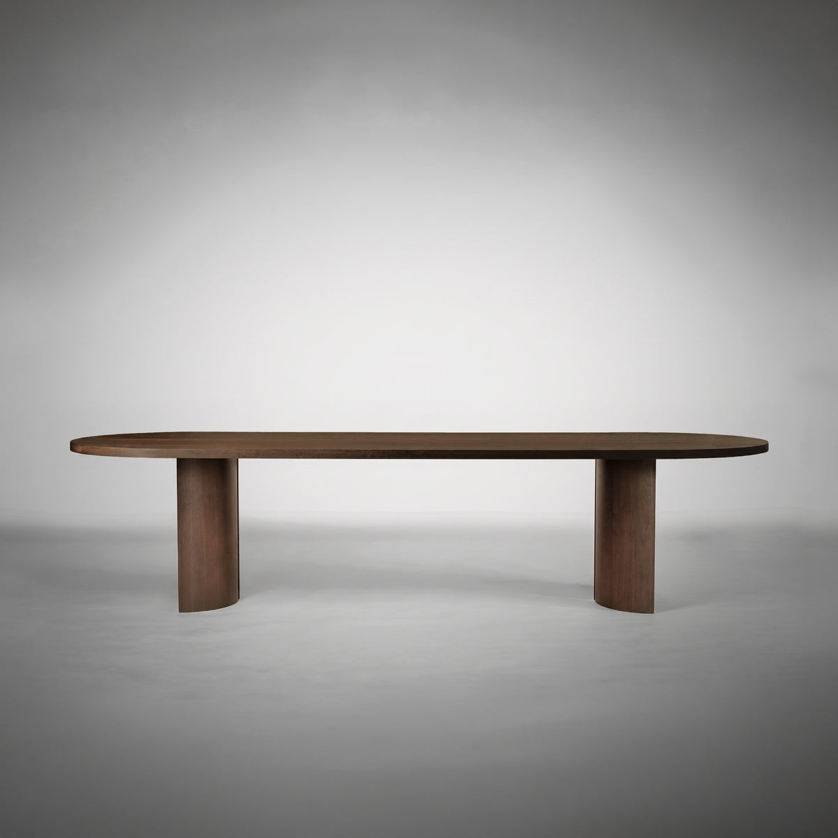Aperta Capsule Table - Single Base — side angle