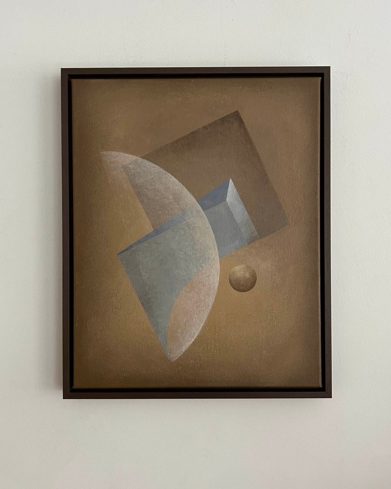 Presence Painting by Iris Bavelaar | The Oblist — modern abstract art, earthy tones