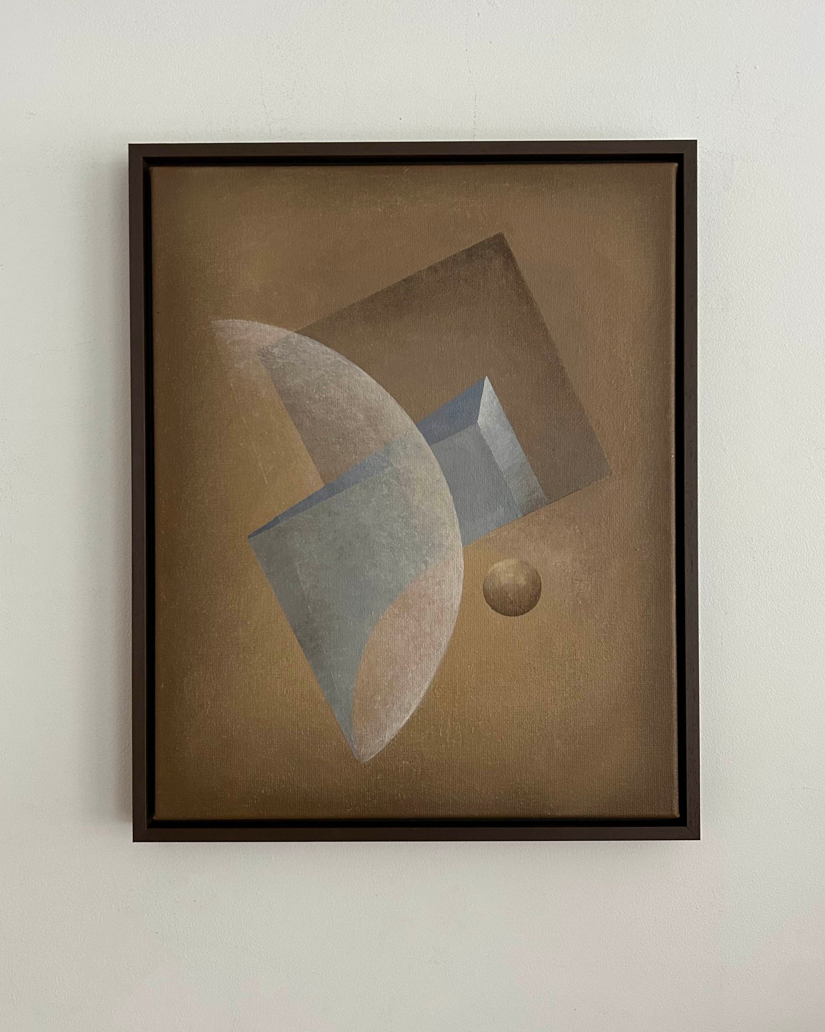 Presence Painting by Iris Bavelaar | The Oblist — modern abstract art, earthy tones