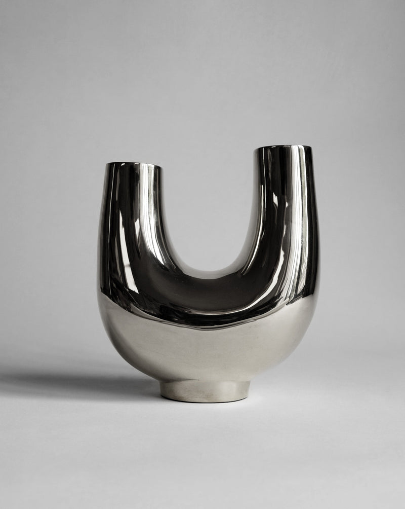 Kazumi Vase - Titanium by Hein Studio | The Oblist — handcrafted titanium finish