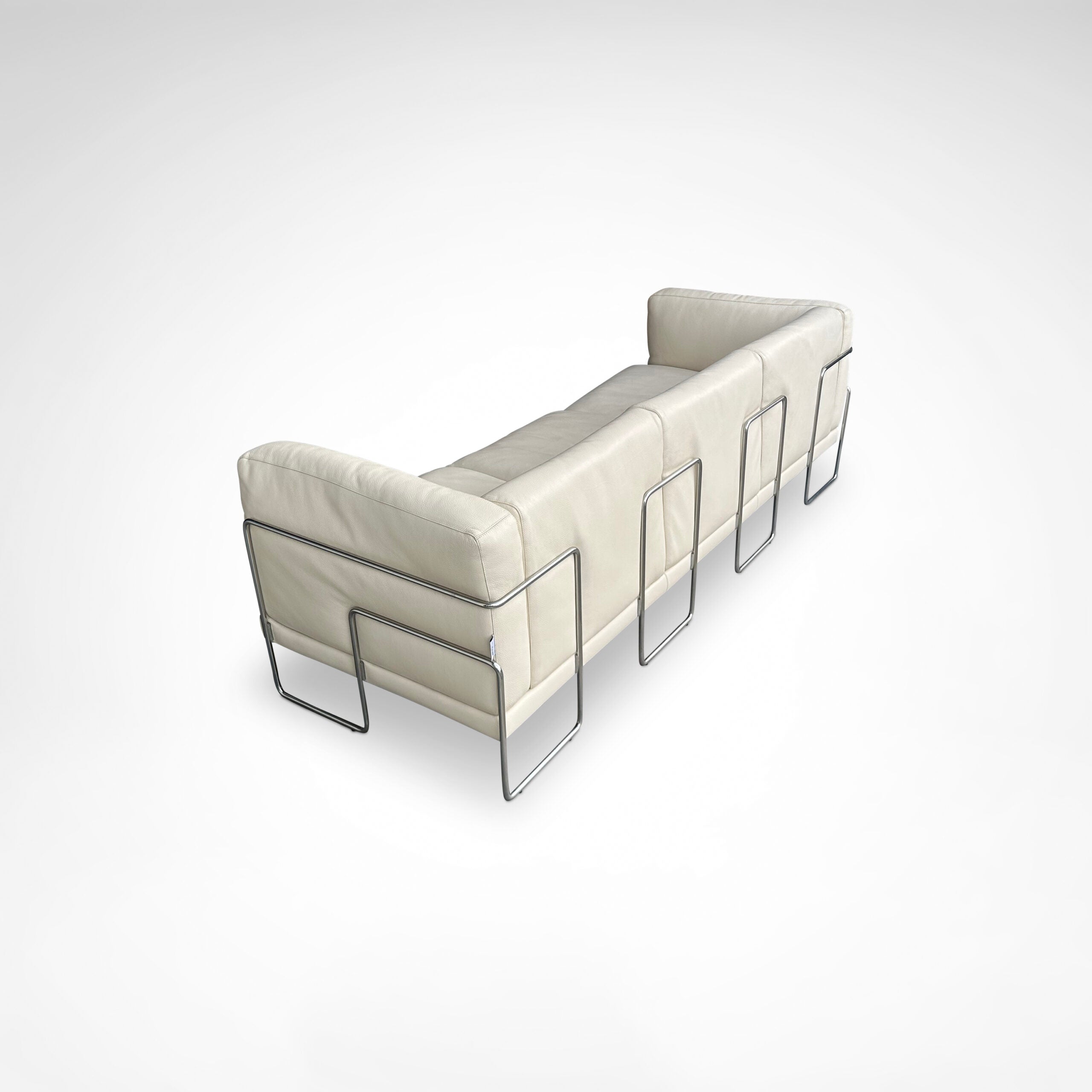 Pen Club 3-Seater Sofa by Kwok Hoi Chan for Steiner France, 1980s — detail view