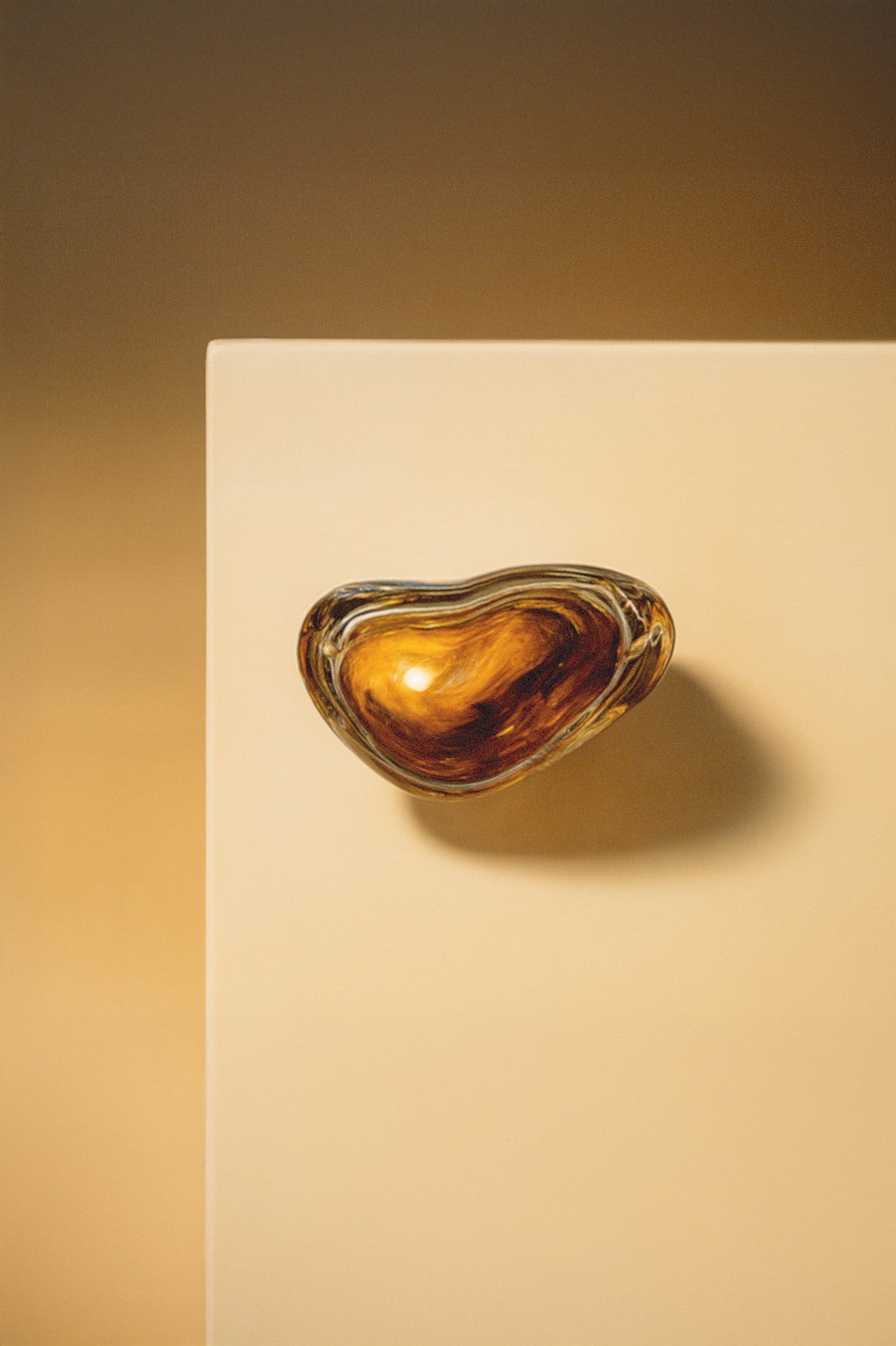 Knobs Collection Sculptures in Glass by HOMA | The Oblist — amber glass design
