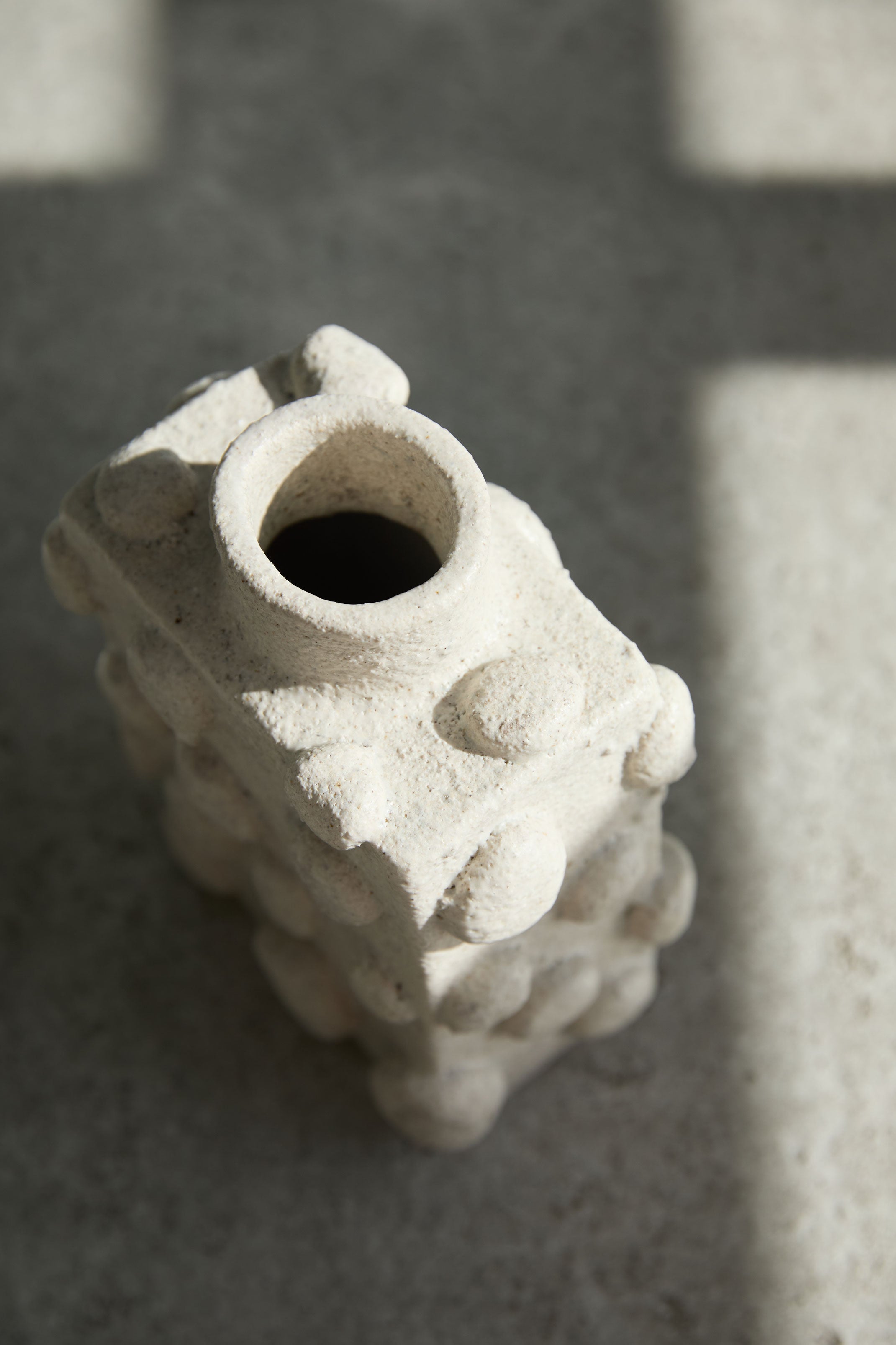 Alluvion Small Craie Ceramic Vase