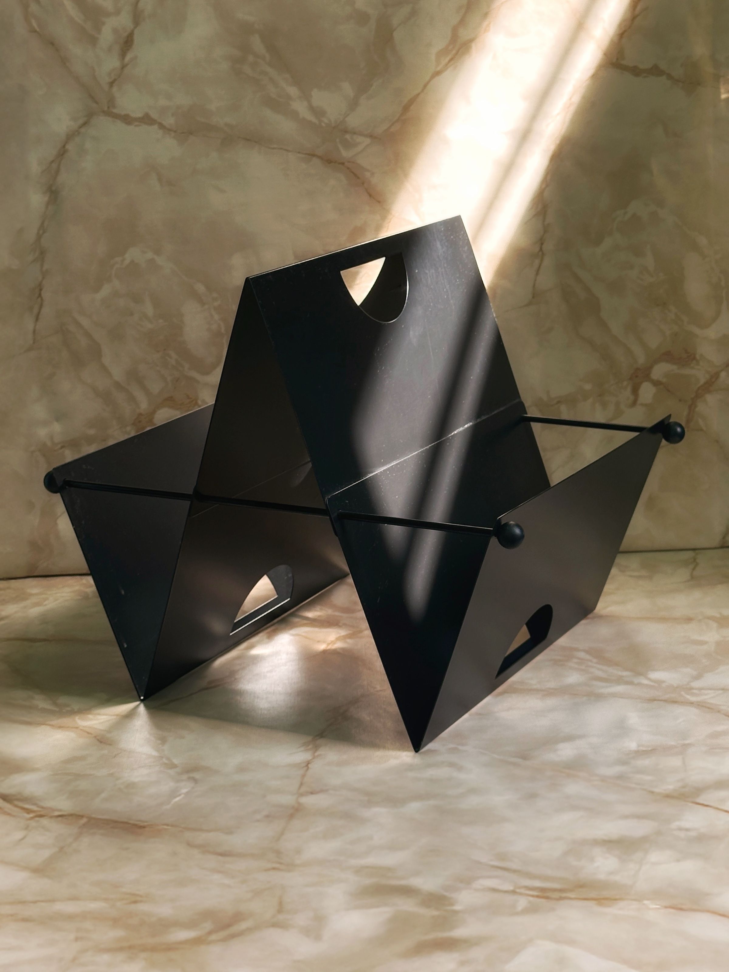 Italian Postmodern Magazine Holder - 1980s