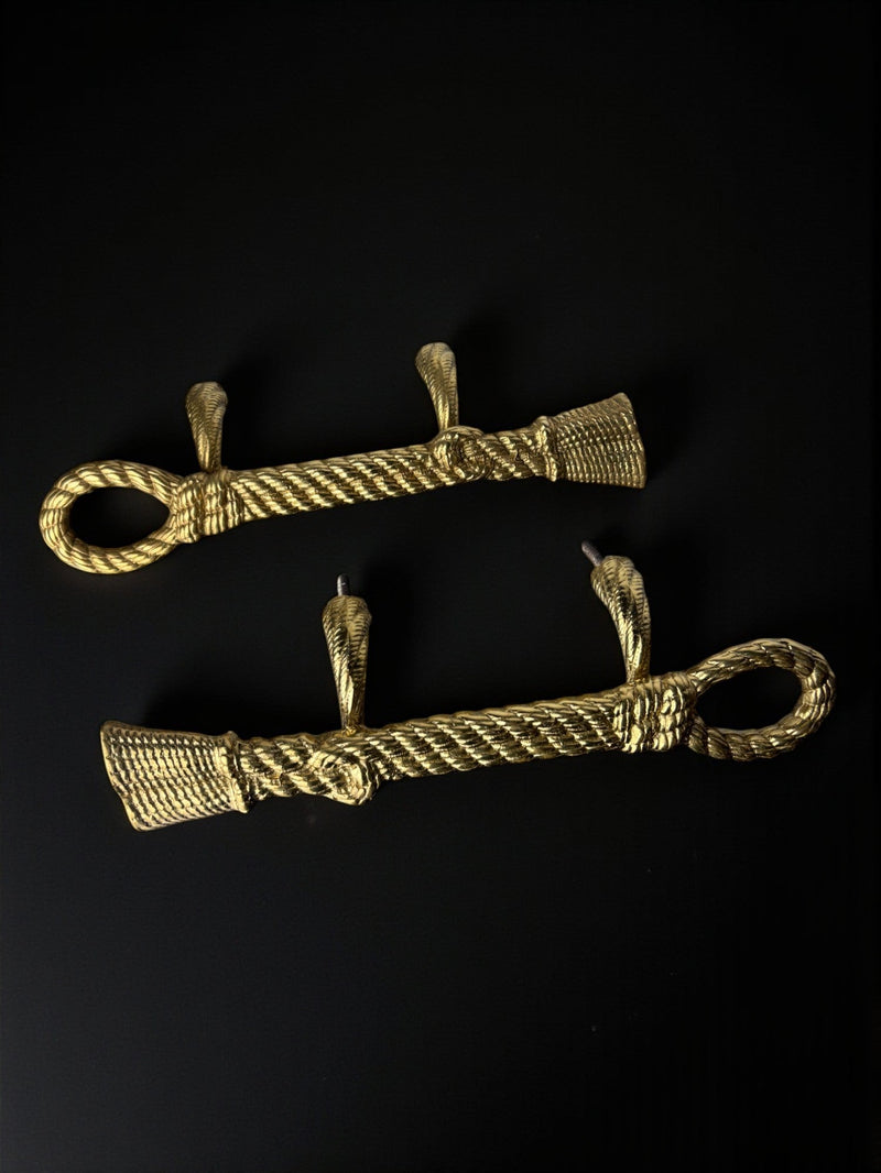 Valenti Bronze Rope Knot Door Handles, Spain, 1980s by Malamar Studio | The Oblist