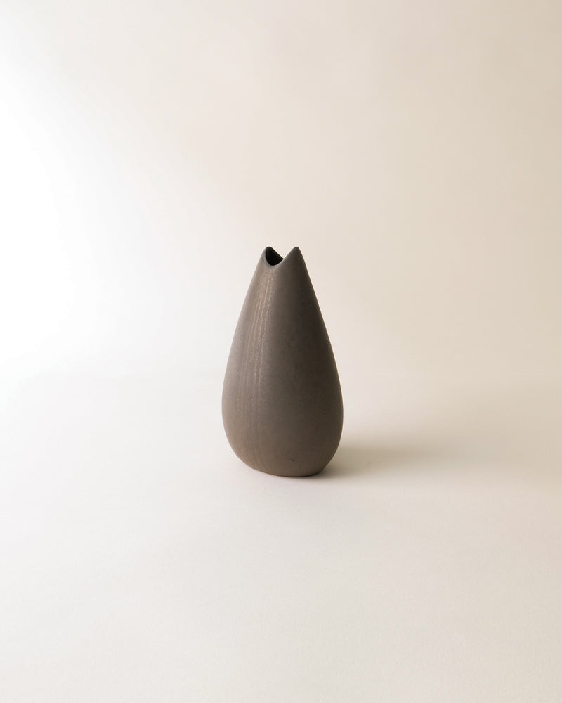 Ceramic vase by Gunnar Nylund showing textured surface detail