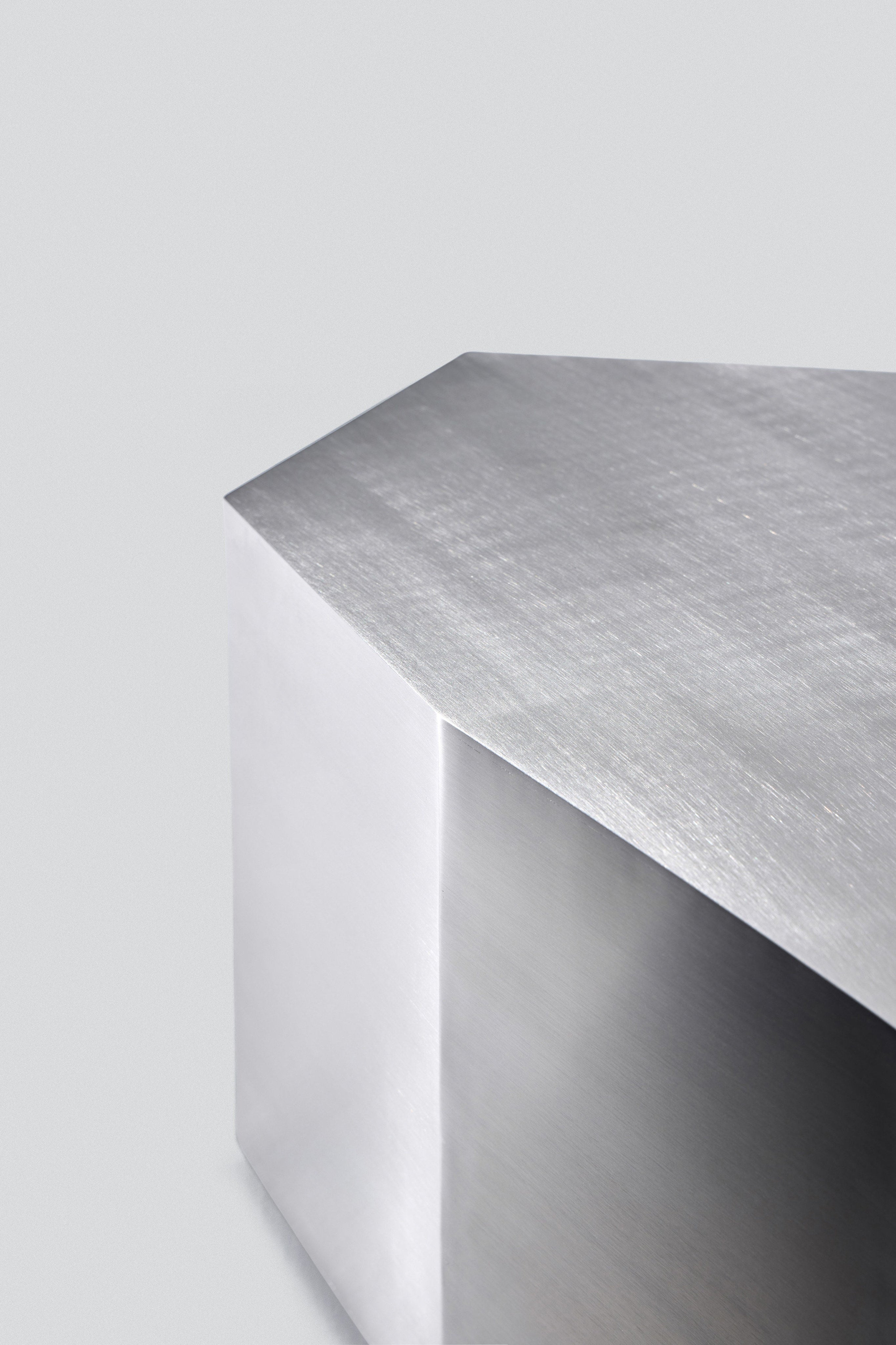 Table basse en acier 'Ame III'