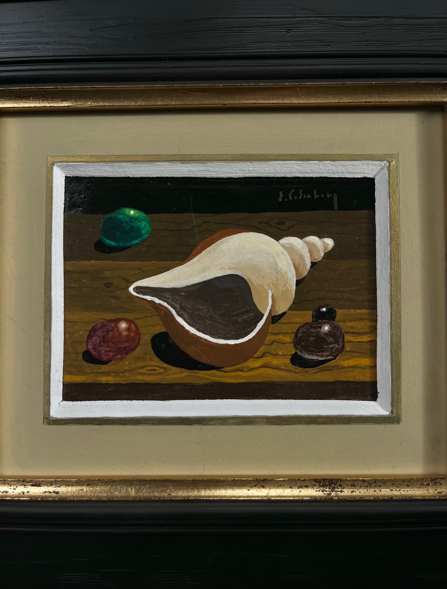 Still Life with Shell and Stones by Eric Cederberg