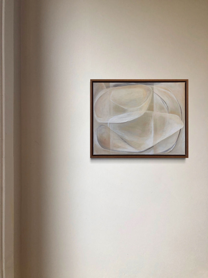 Pause, 2025 Painting — wall-mounted in neutral room setting