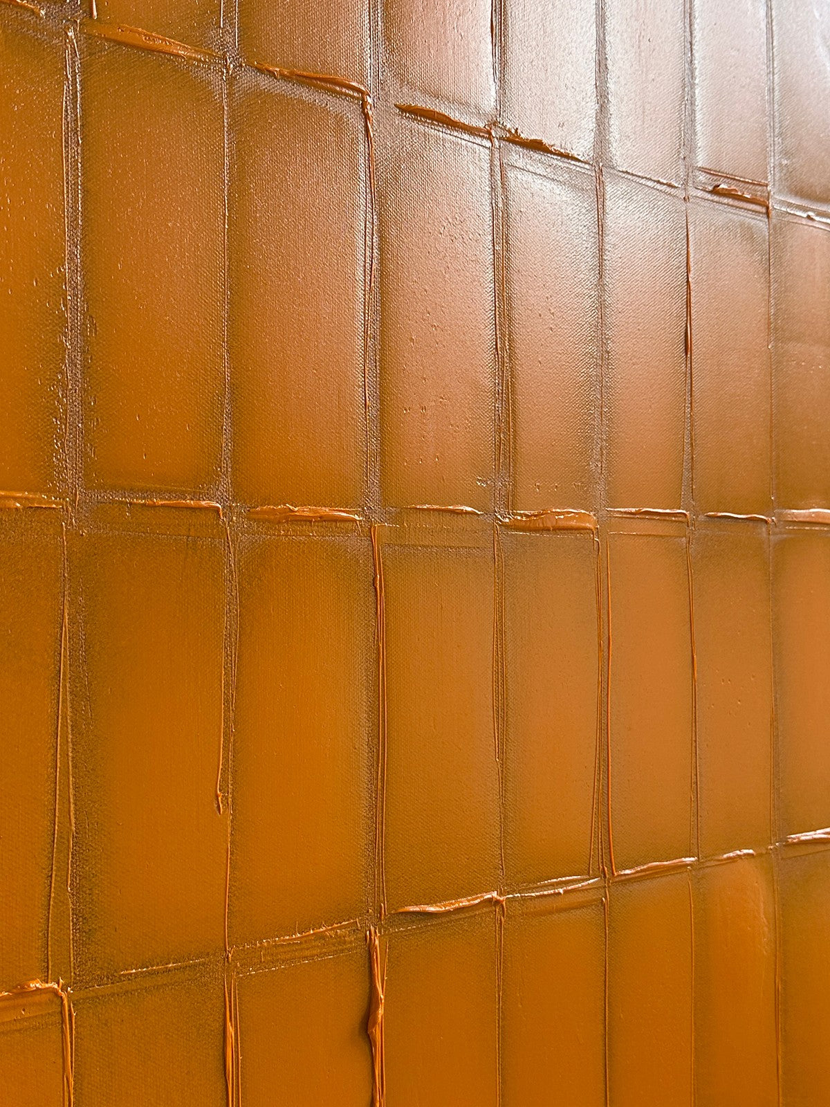 'Fall Orange - Strokes' Painting