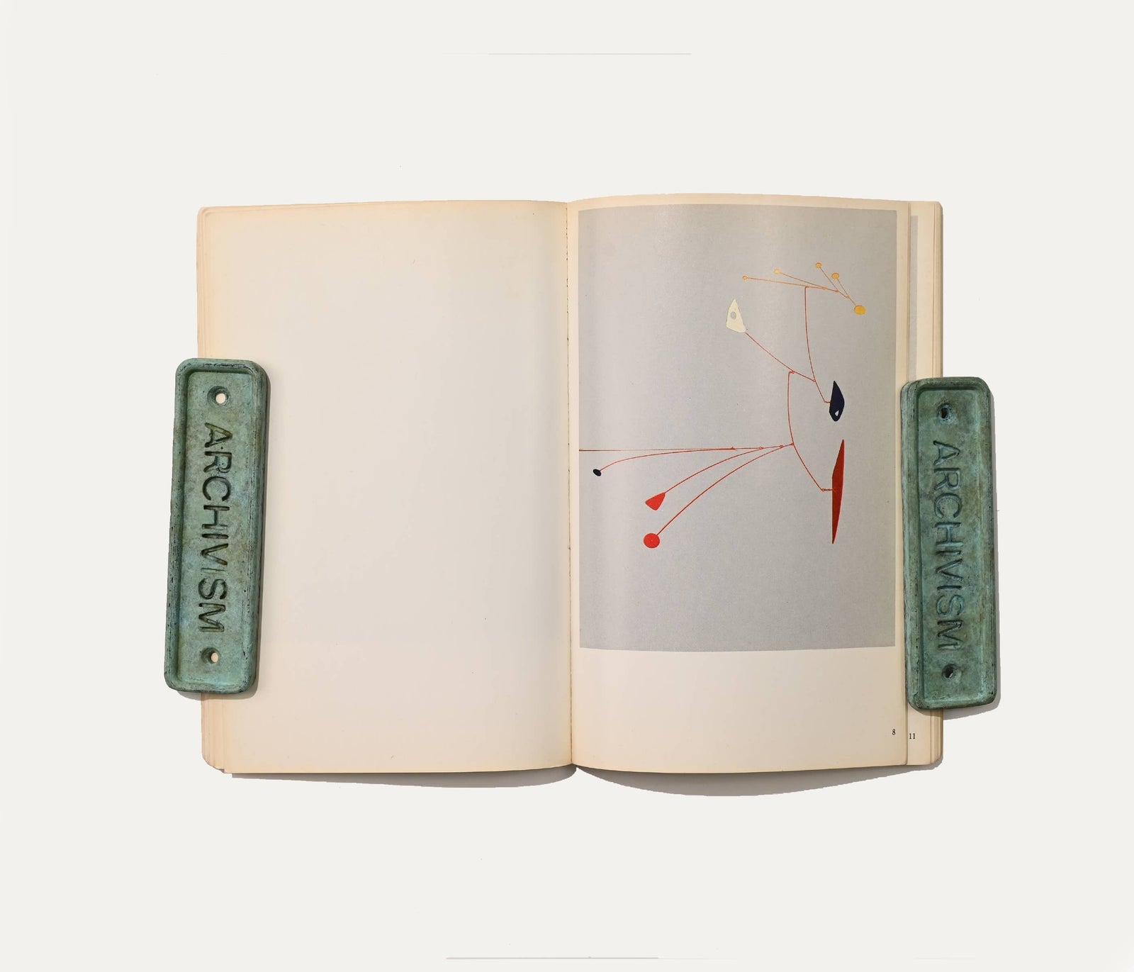 Calder: Mobiles and Stabiles, 1968 Art Book — lifestyle setting