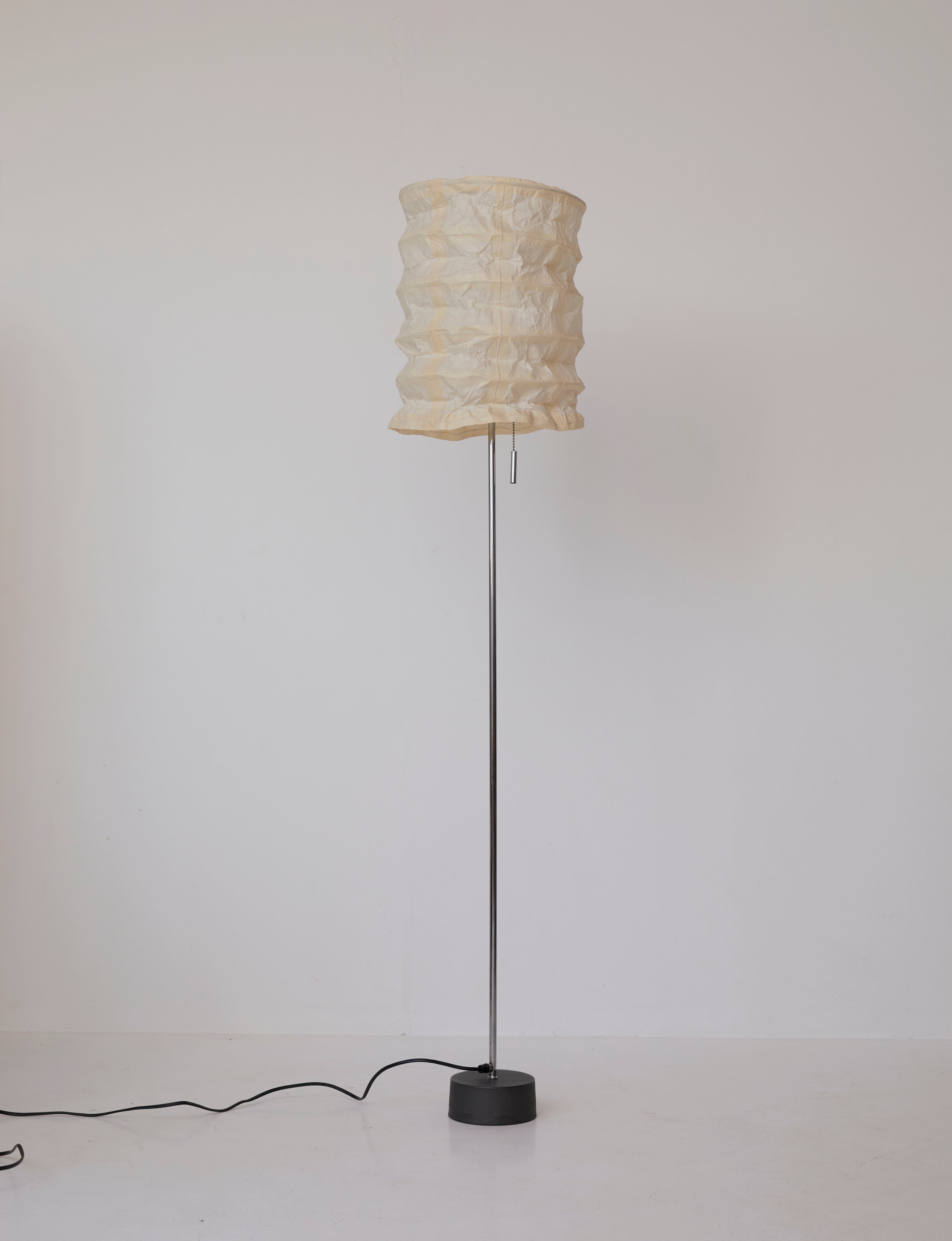 Vintage Ikea paper floor lamp C. 1990 — in context