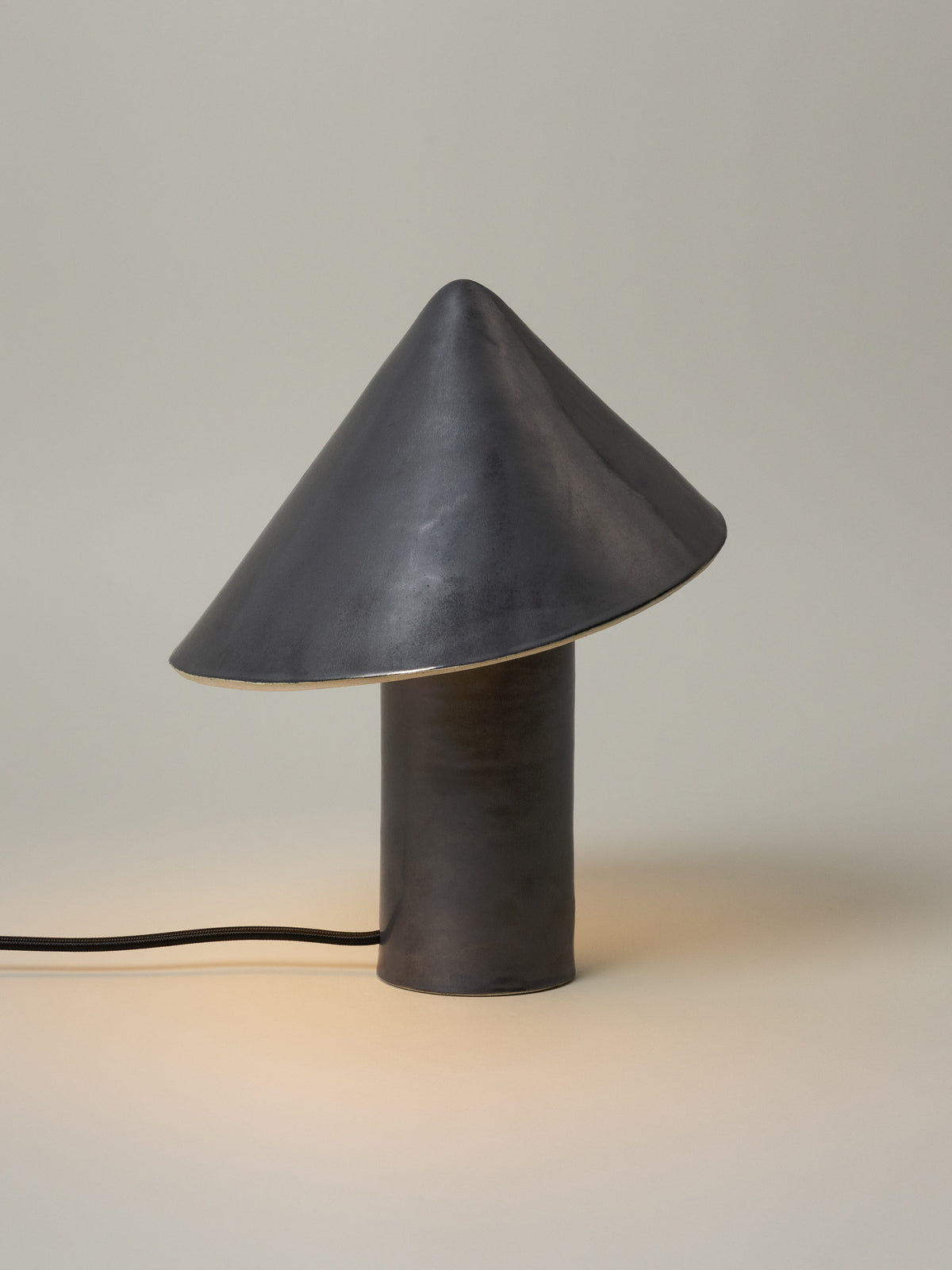 Shayd Table Lamp, Graphite — close-up