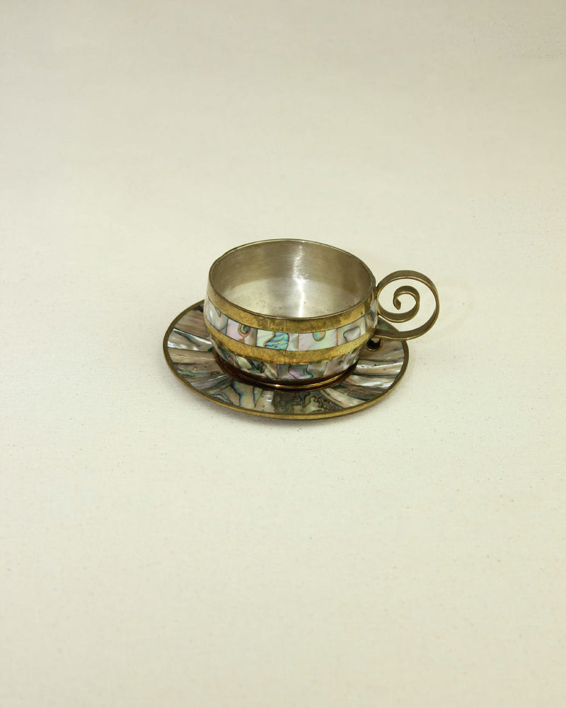 Abalone Mexican Cup by Boga Avante Shop | The Oblist — handcrafted metal and shell design