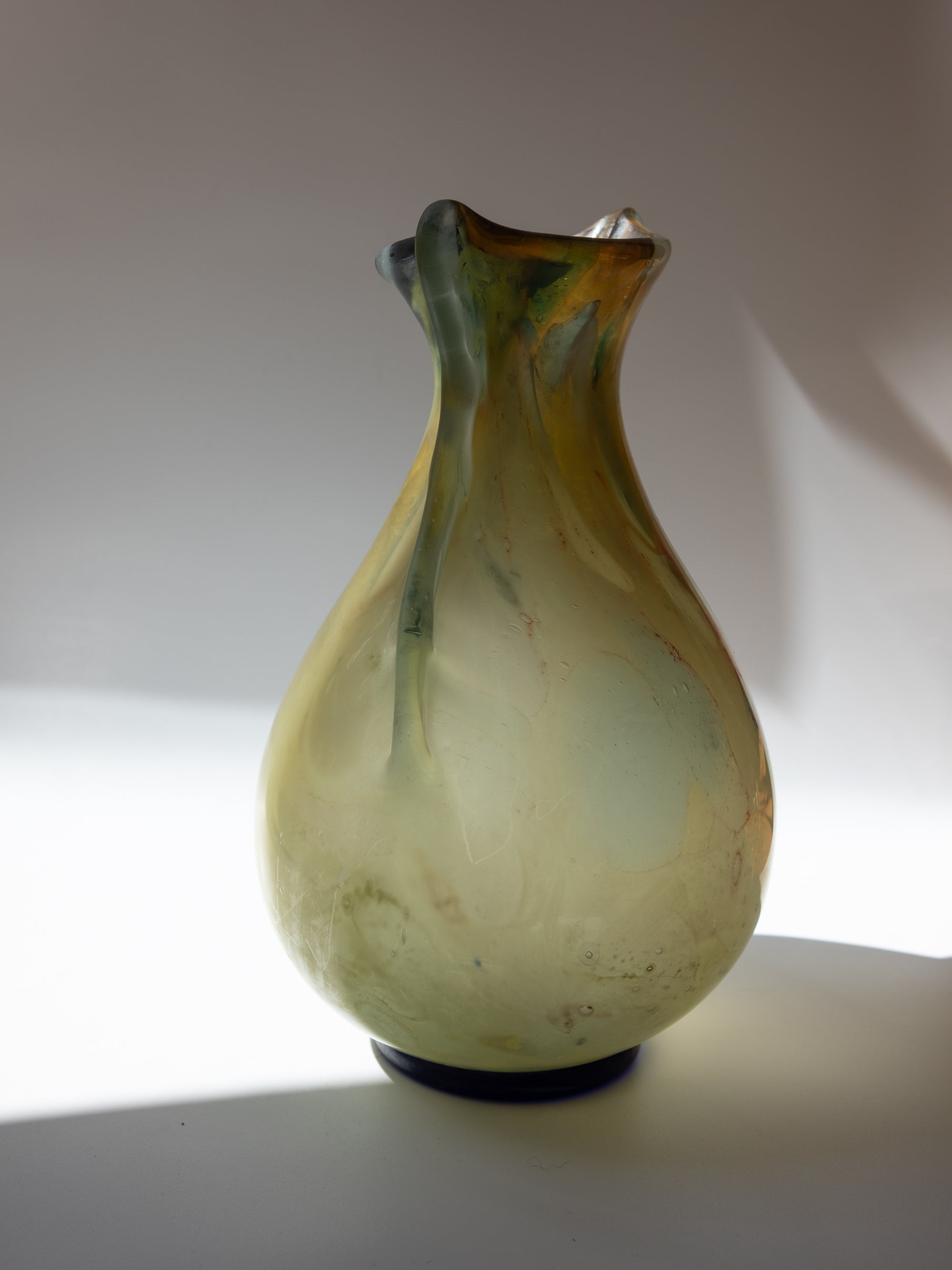 Murano Marbled Vase in Glass, Italy - c. 1970s — in context