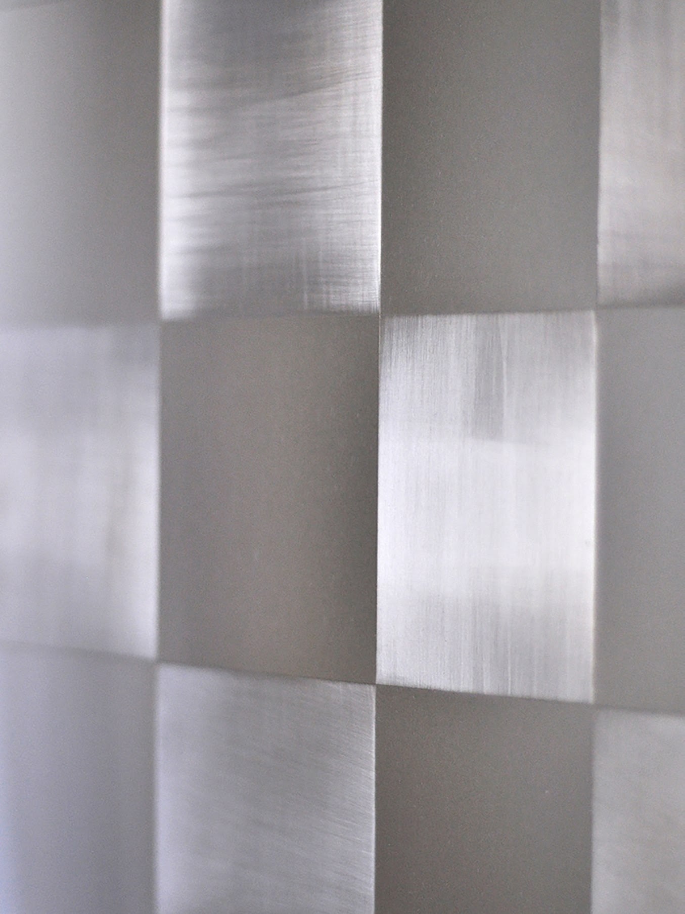 Metal Drawing – Mirror Wall Sculpture — side angle