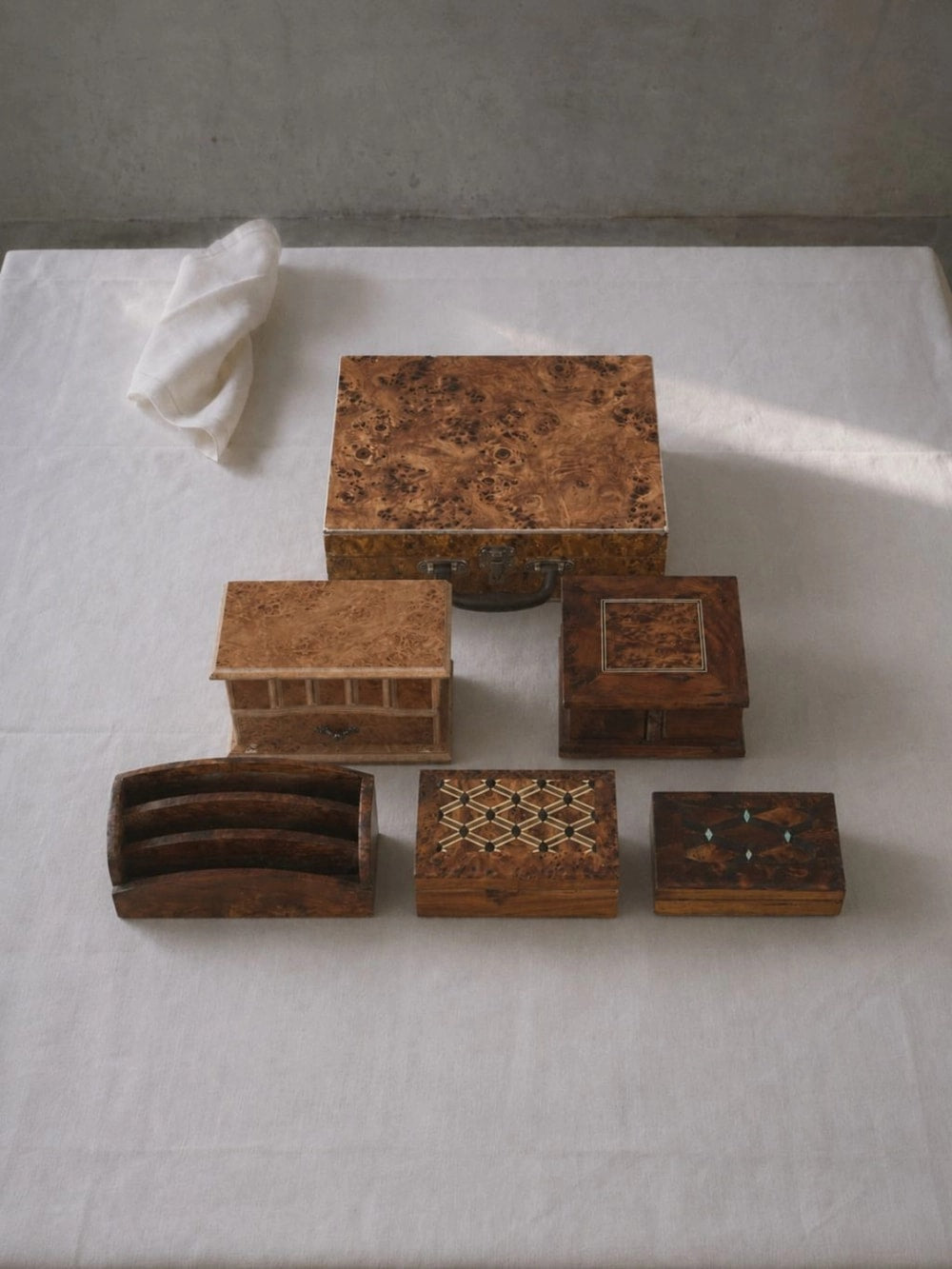 Vintage Box in Walnut - 1960s French Collection — in context