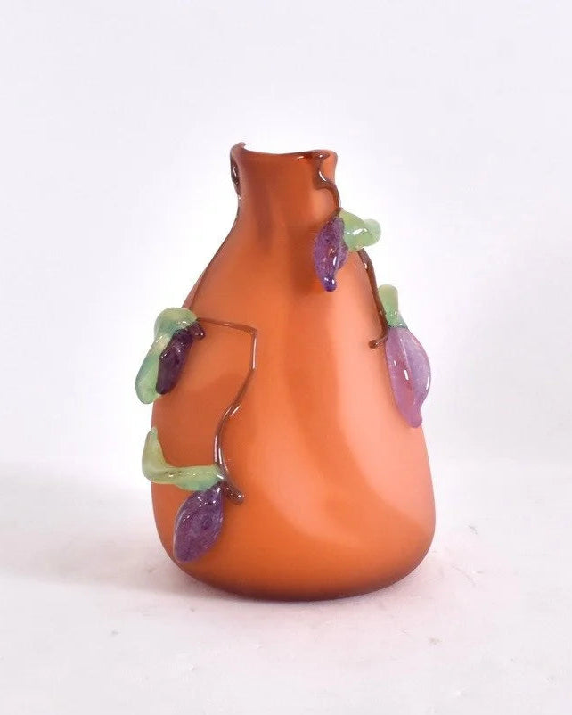 Decorative glass vase, by Ebba Von Wachenfeldt — detail view