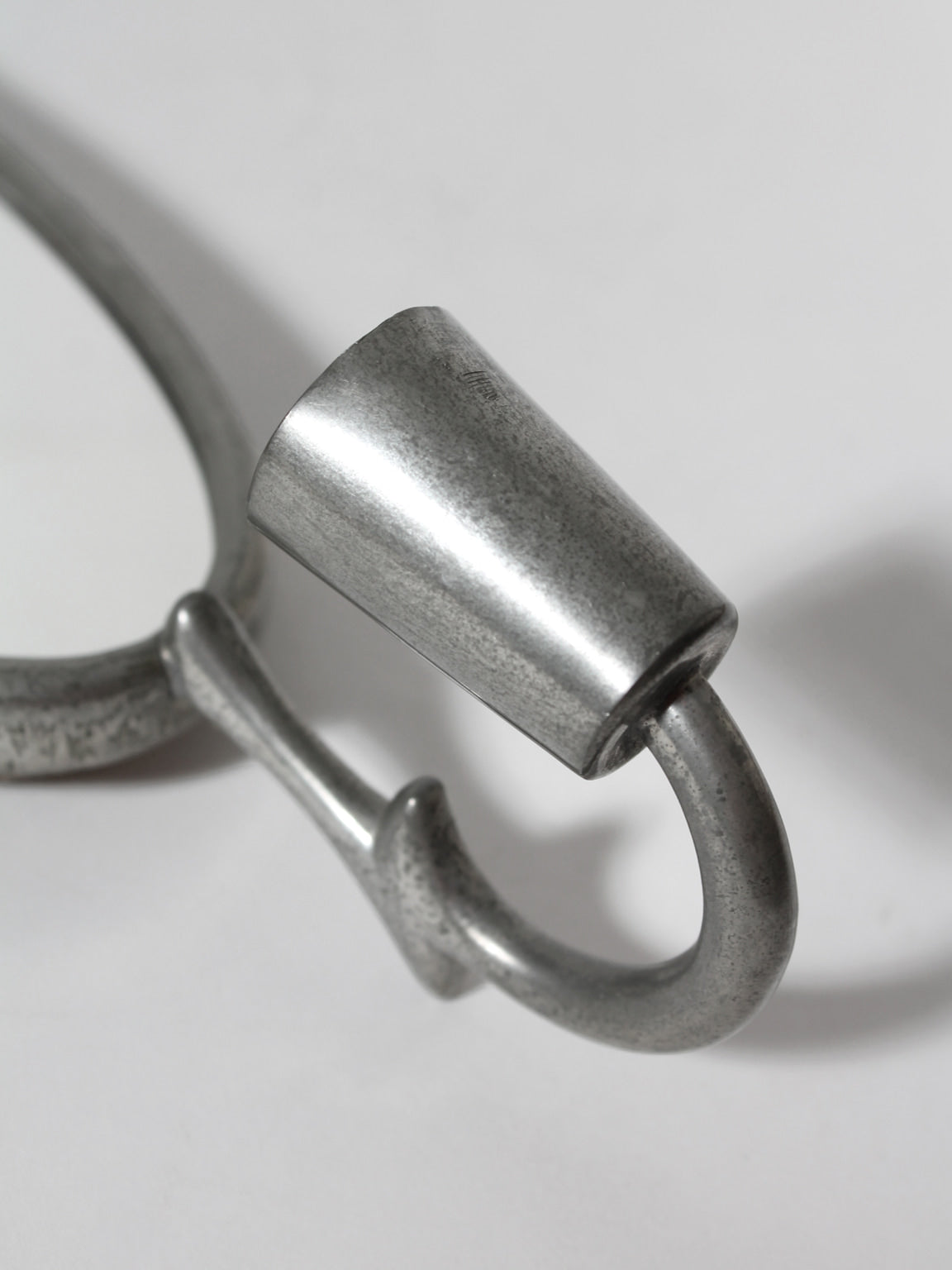 Art Deco Pewter Wall Mirror-Candle Holder, 1930s, Sweden