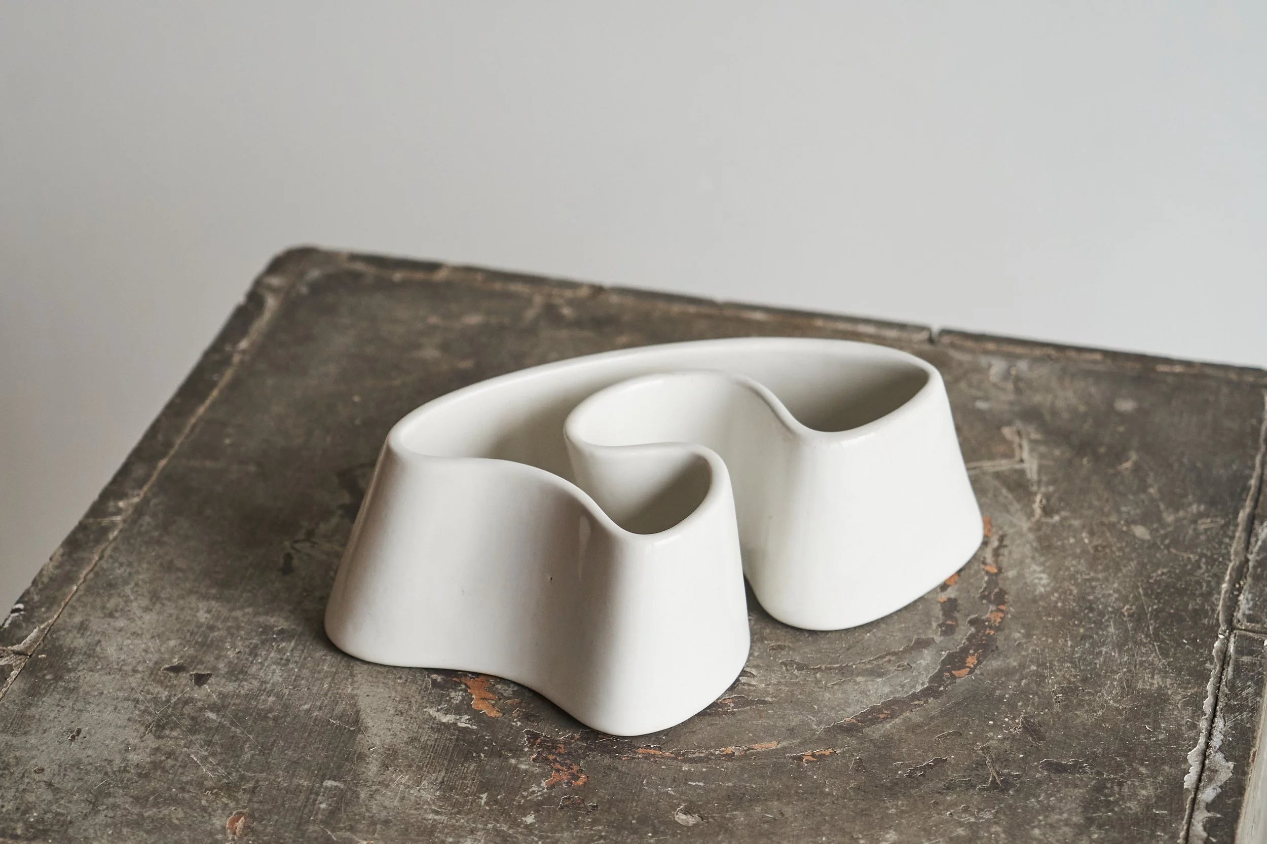 Angelo Mangiarotti Rare Freeform Ceramic Tremiti Formalibera for Danese Milano 1964 — close-up