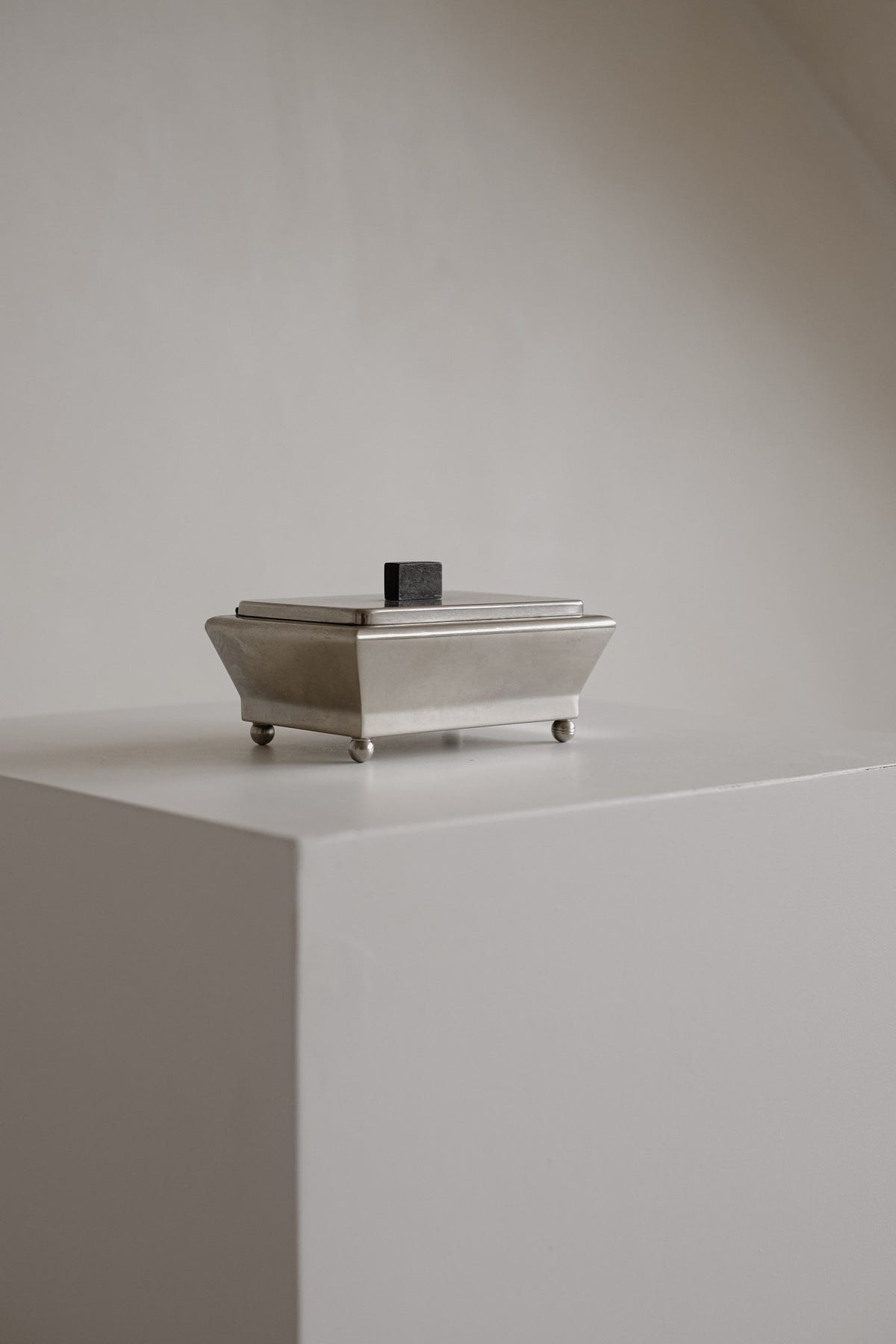 Art Deco Stainless Steel Box, 1930s  — view 9