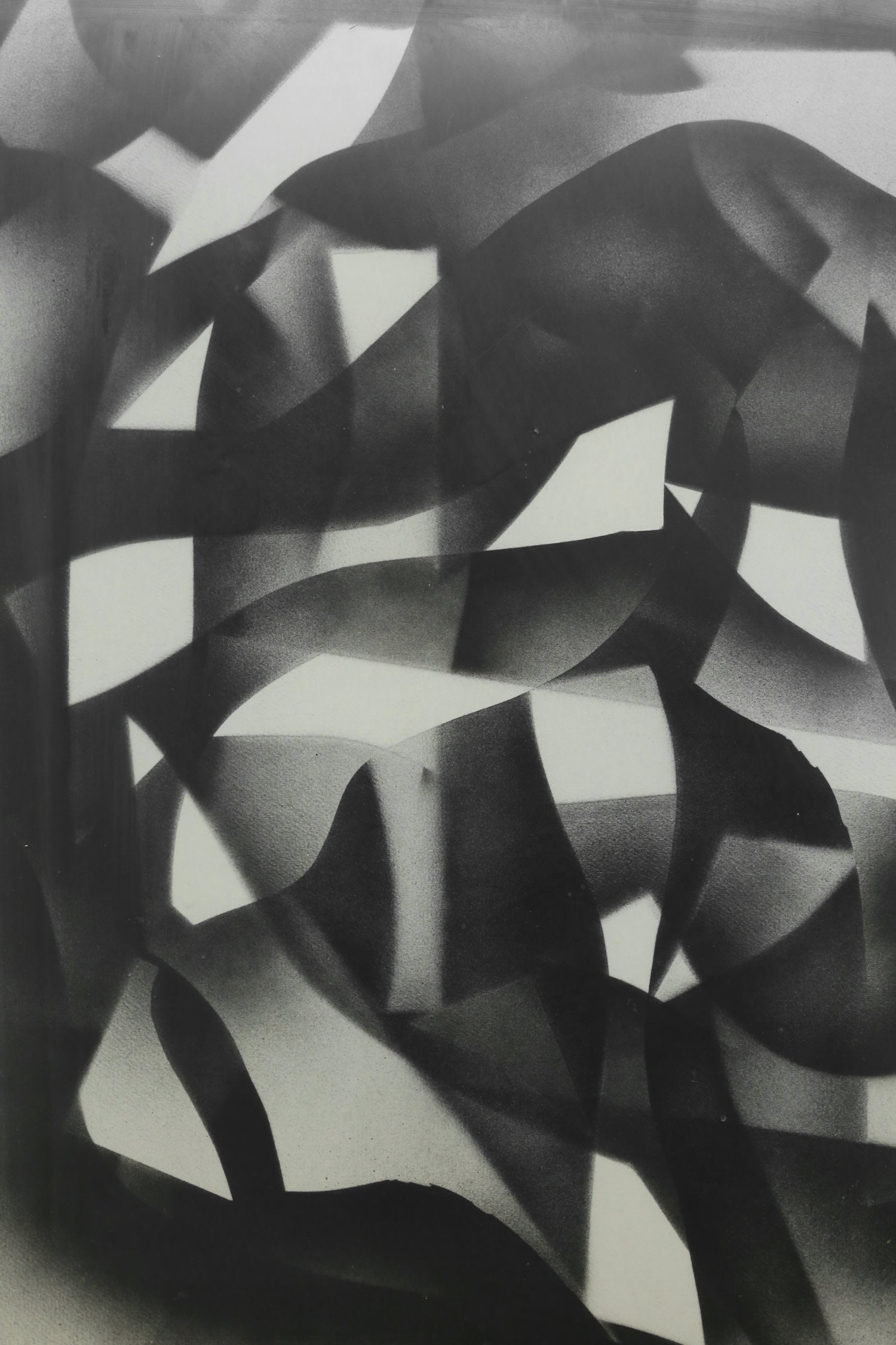 Abstract Composition, Signed 1973 — detail view