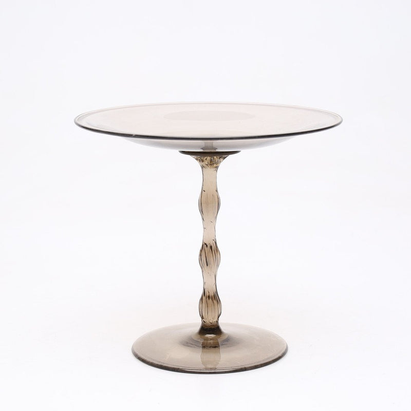 Glass tazza by Simon Gate for Sandvik/Orrefors — lifestyle setting