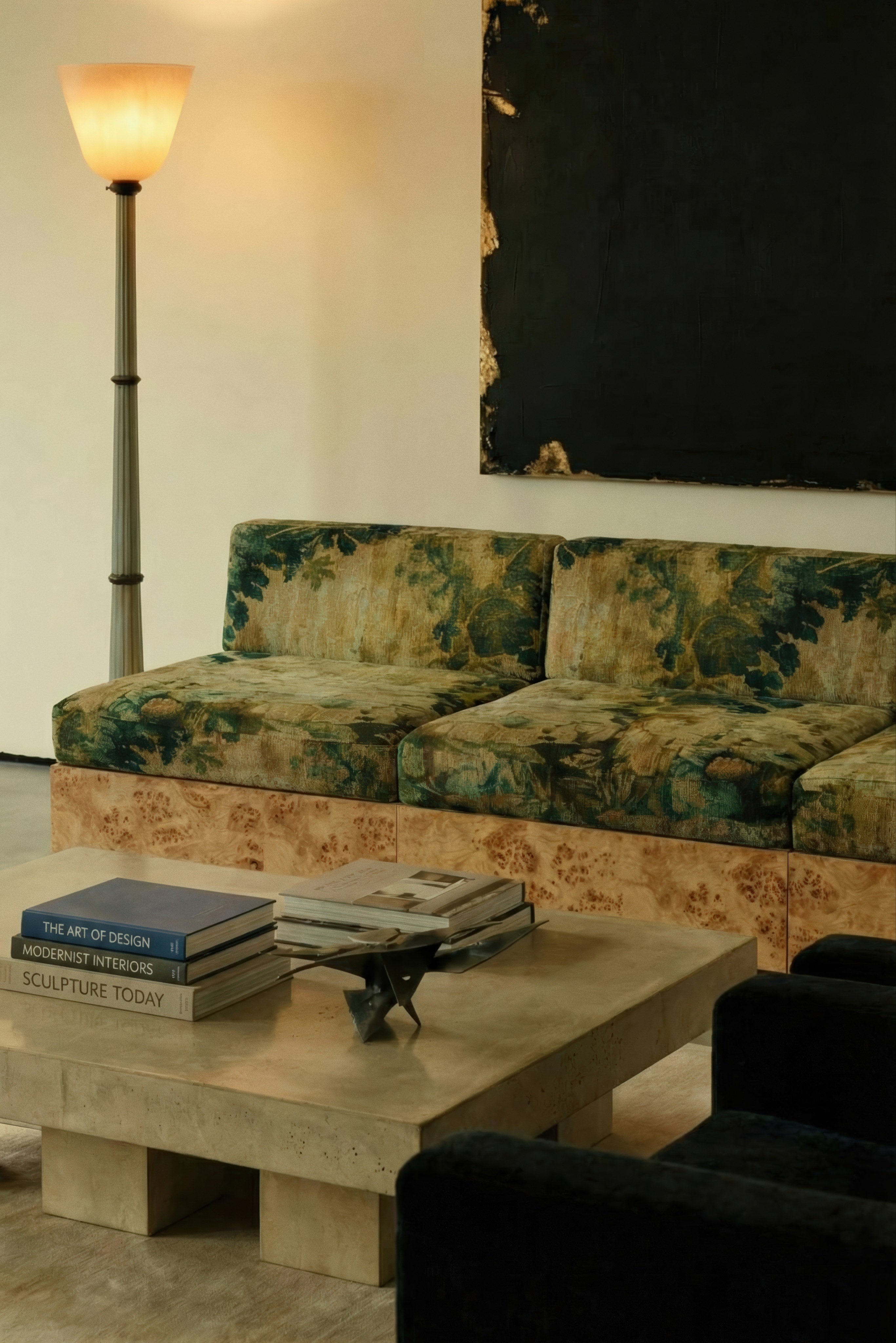 KAVA Collection II SOFA – Maple Burl Finish, Pierre Frey Upholstery — additional view