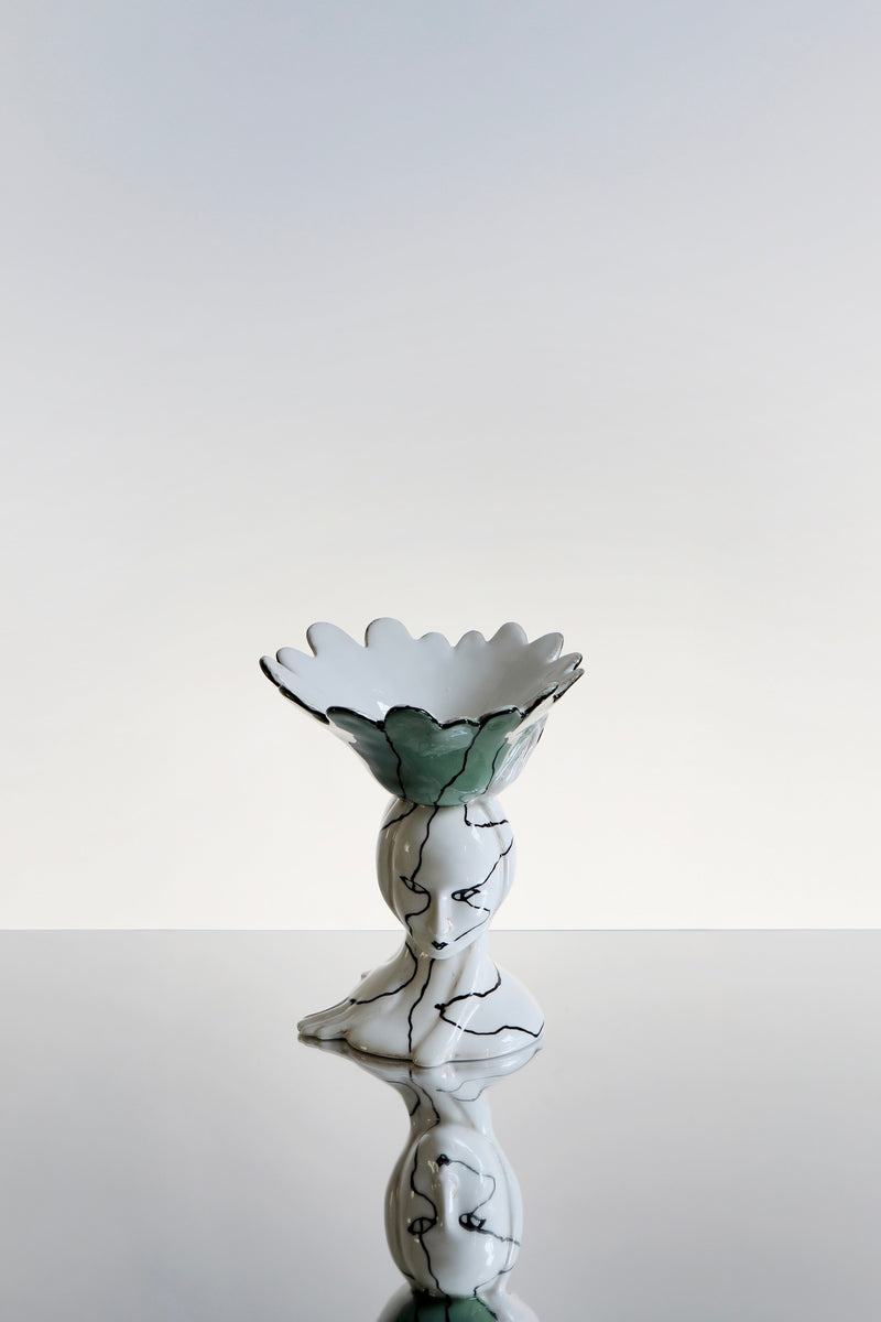 Wish Aperitivo Server, Hand Made Glazed Ceramic Bowl by House of Quentin Jones | The Oblist