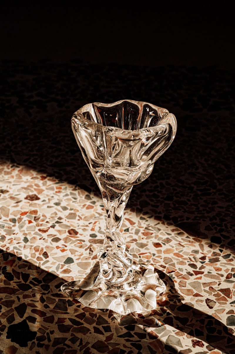 Spiky Cocktail Glass - Transparent by Szkło Studio | The Oblist — handcrafted glass design