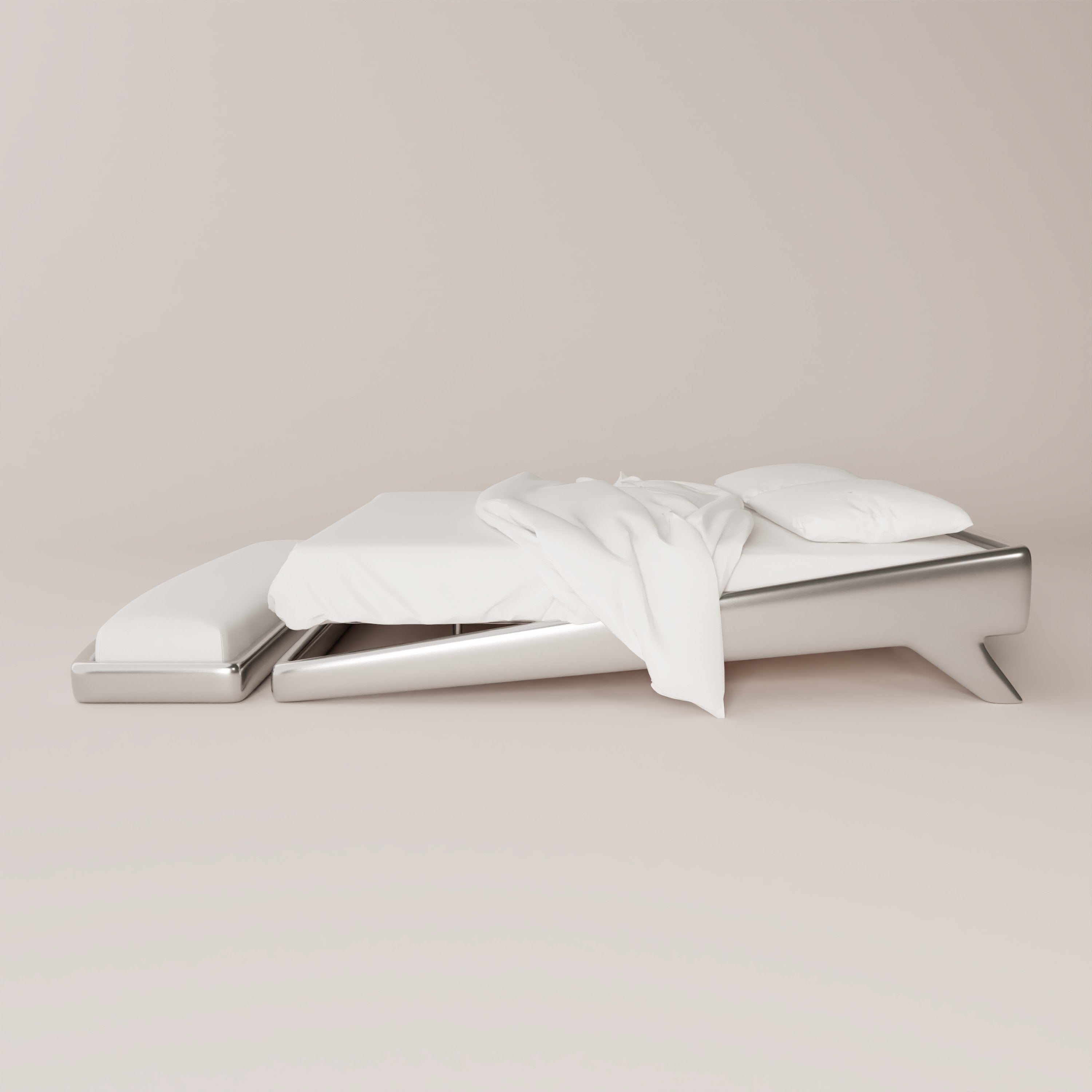 "Tusa" bed | walnut wood — view 9