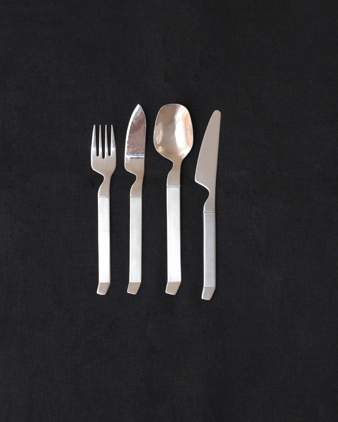 Stainless Steel Cutlery Set by Boga Avante Shop | The Oblist — modern stainless steel design