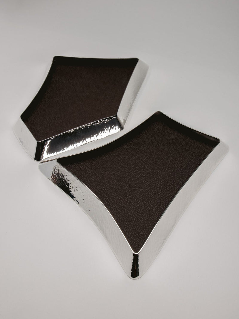 Silver plated Valet Tray n.1 by zanetto | The Oblist — modern design, silver finish