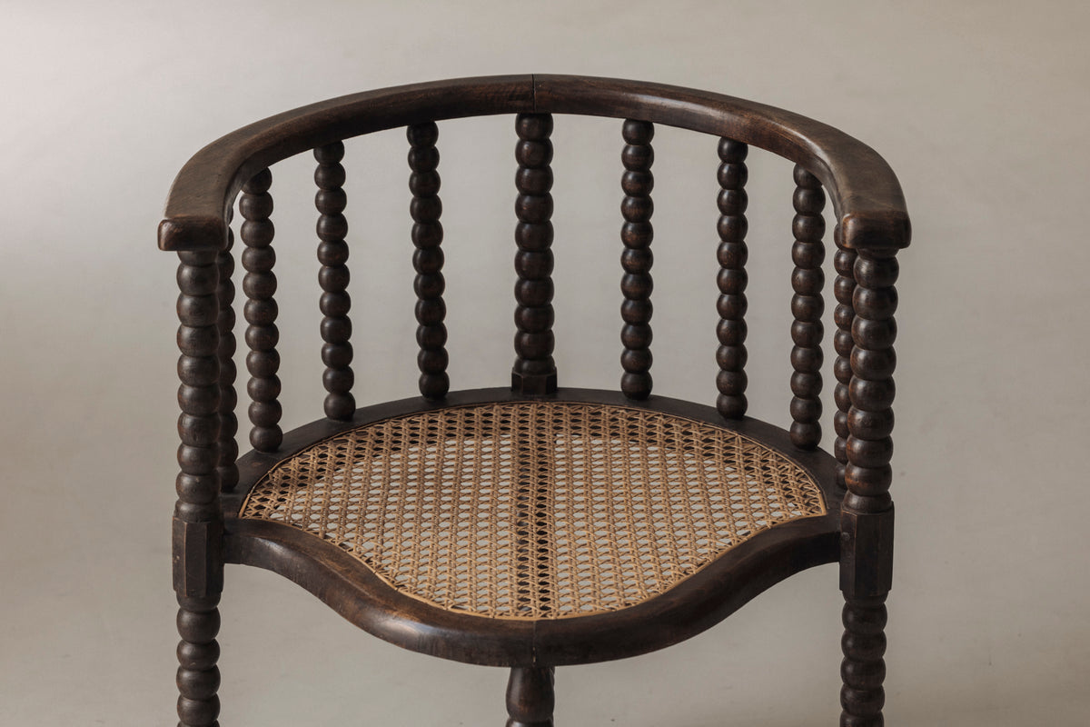 Charming Antique Corner Armchair, France circa 1900 — alternate view