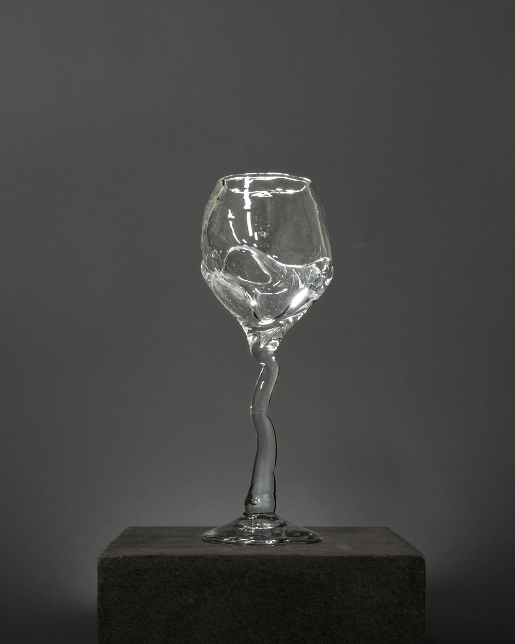Lot De 4 Verres à Vin Blanc Fferone - Soufflés à La Main Tchèque - Cristal Transparent - Neuf