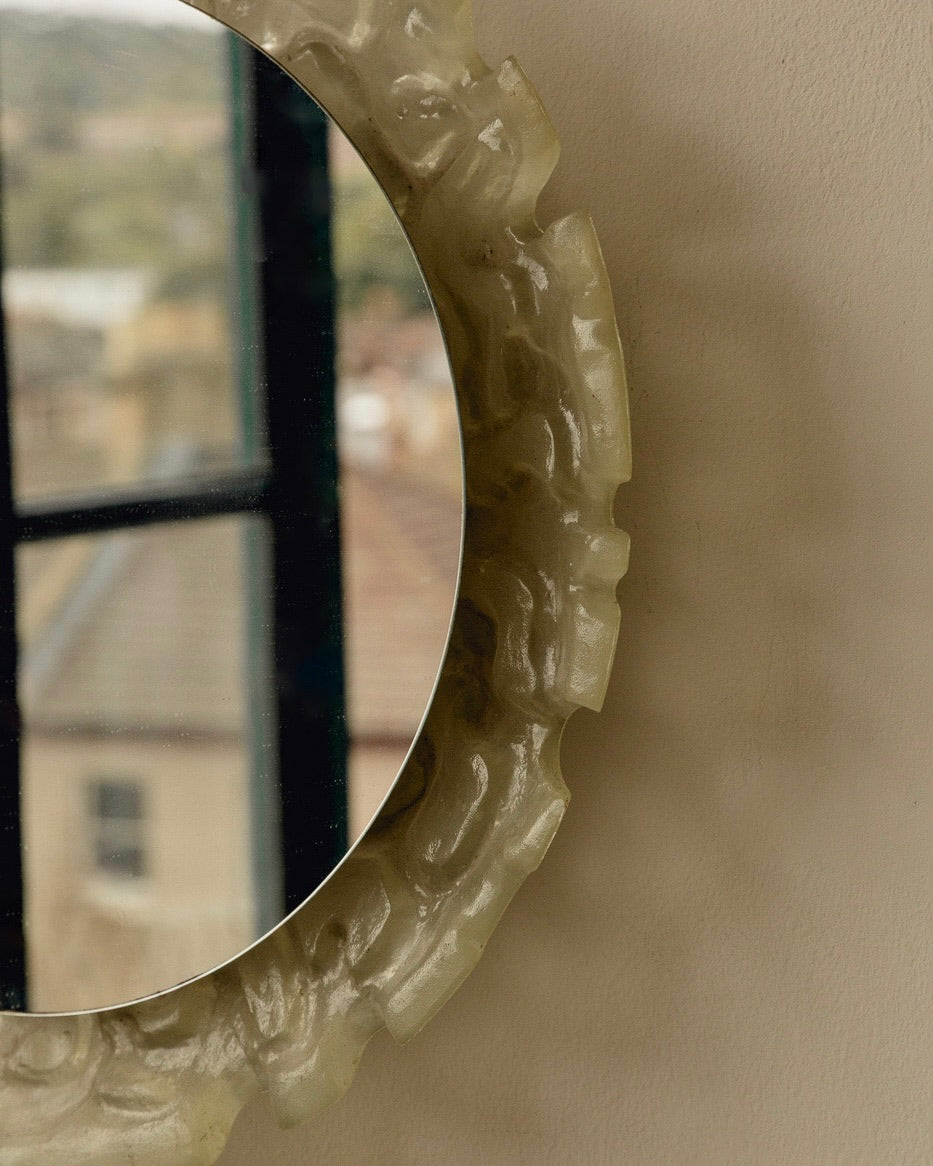 Miroir rétroéclairé mi-siècle