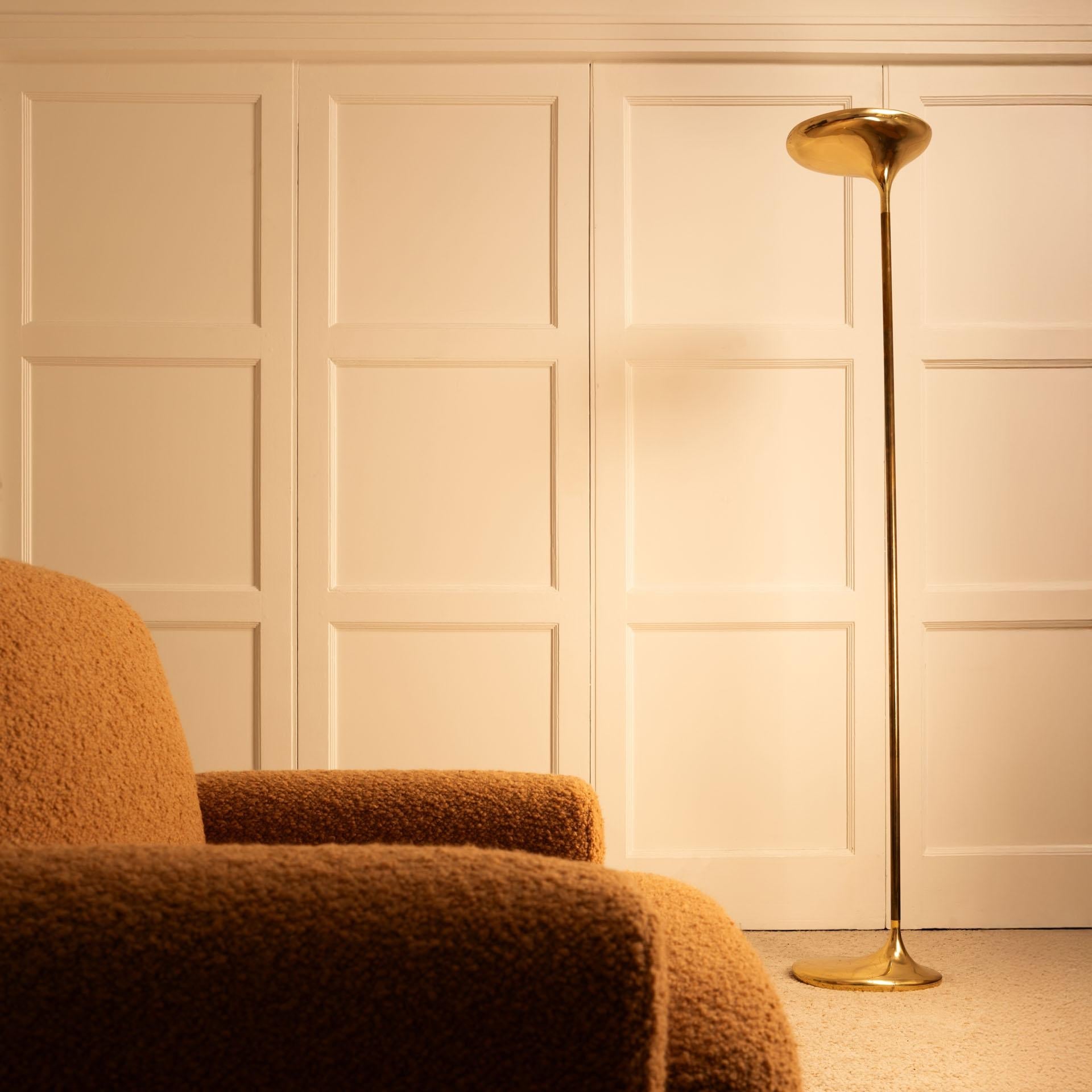 Santoni Floor Uplighter — side angle