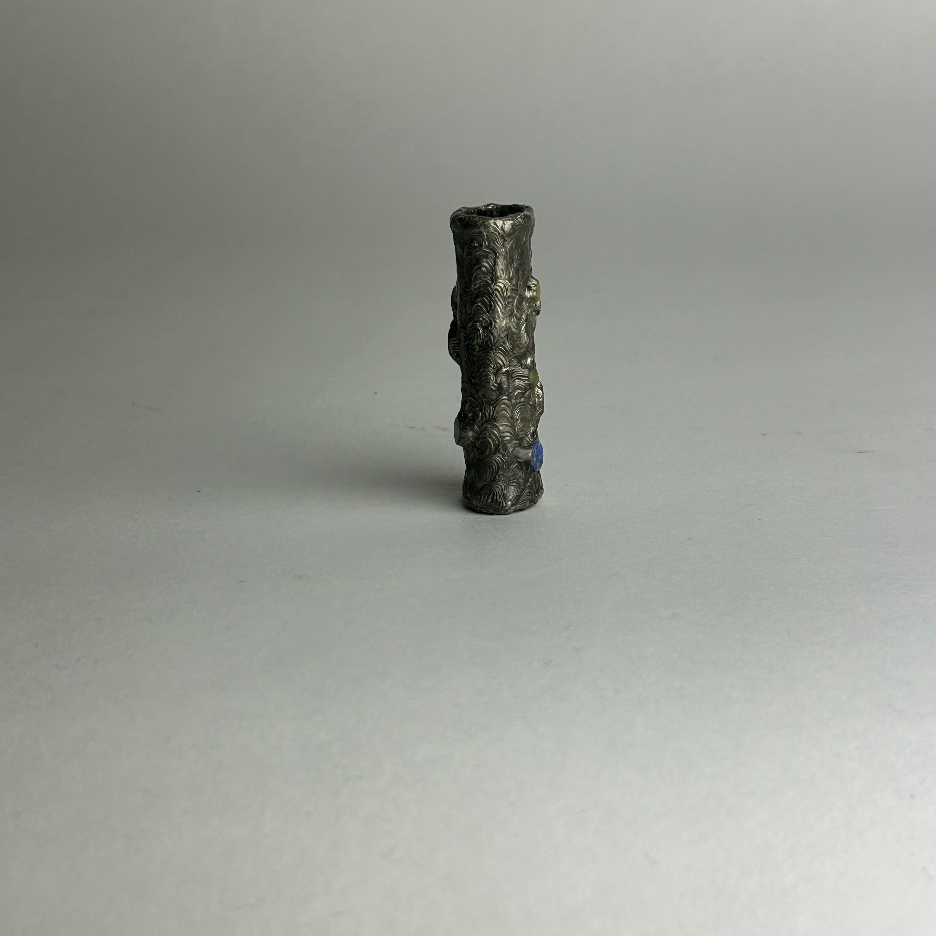 Original Hand Soldered and Jeweled Lighter Cover by  THE PERFECT NOTHING CATALOG — detail view