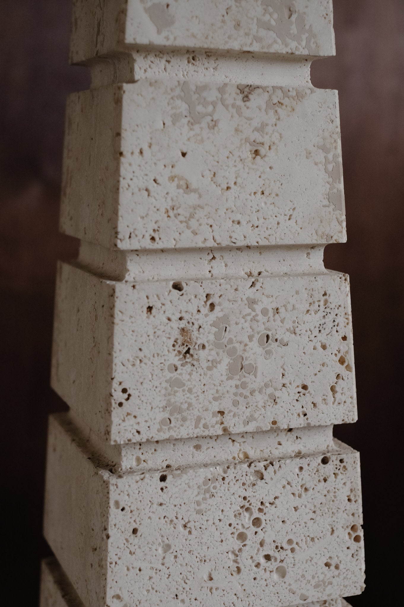 Travertine Table Lamp — in context